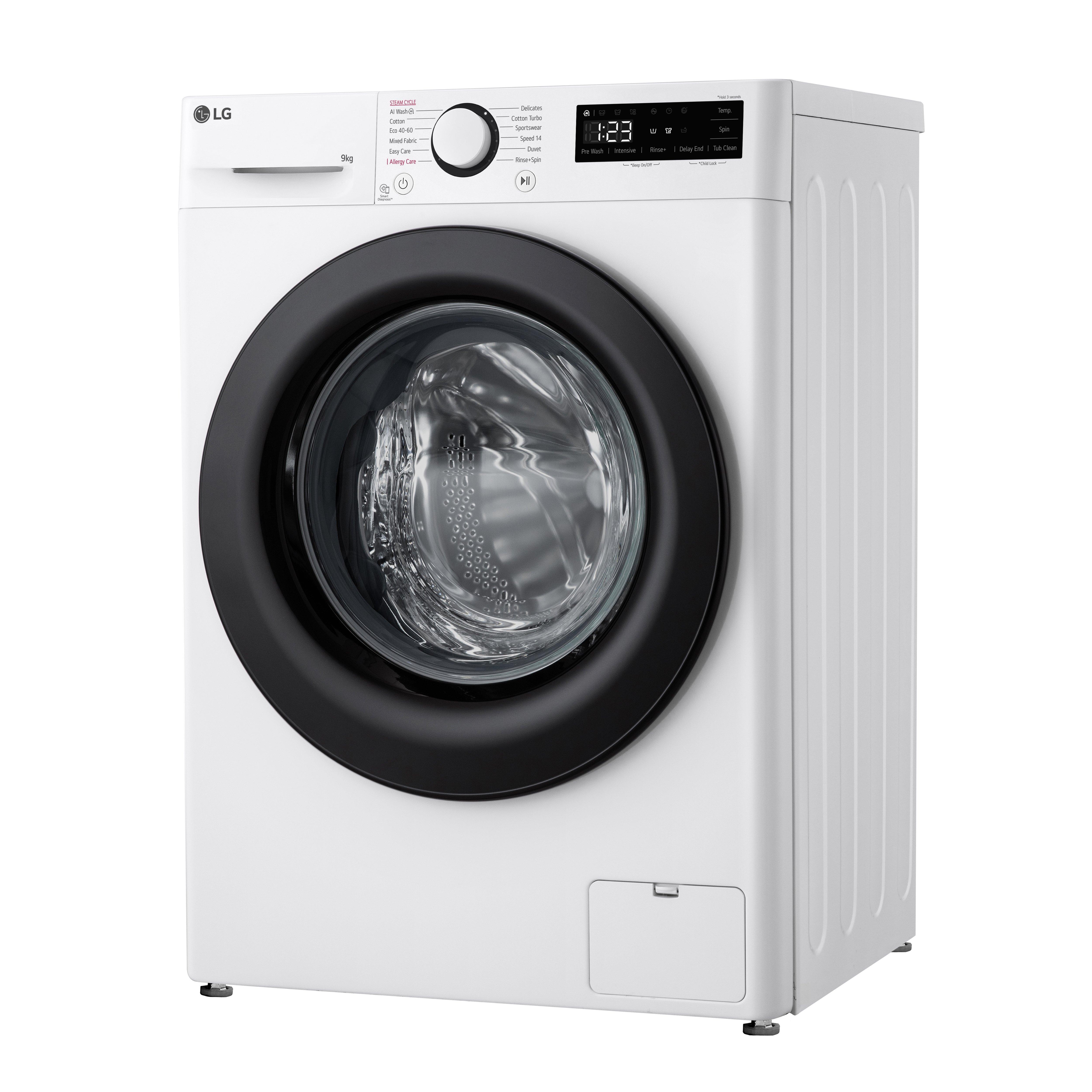 LG F2Y509WBLN1 9kg 1200 Spin Washing Machine - White thumbnail image