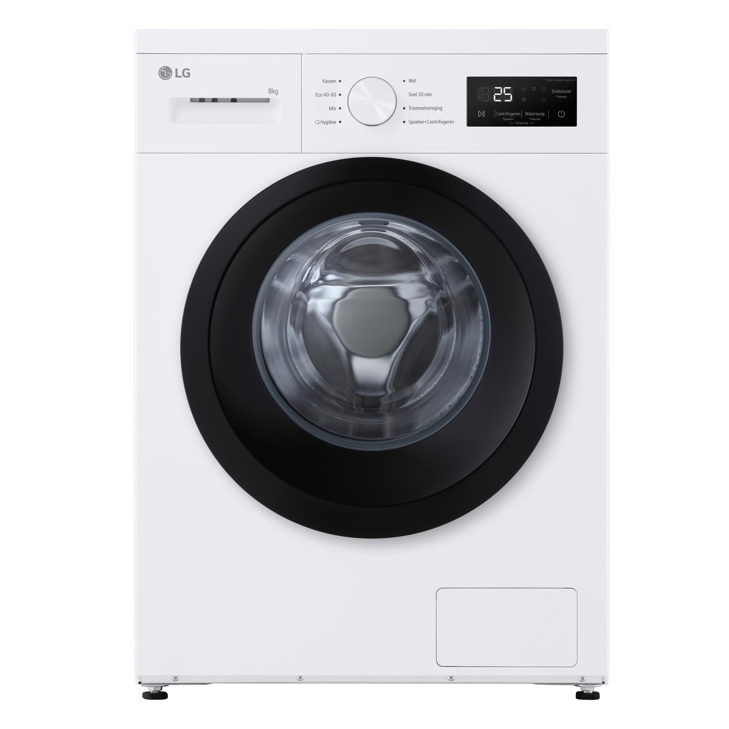 LG F4A10S8NWK 8kg 1400 Spin  Washing Machine - White thumbnail image