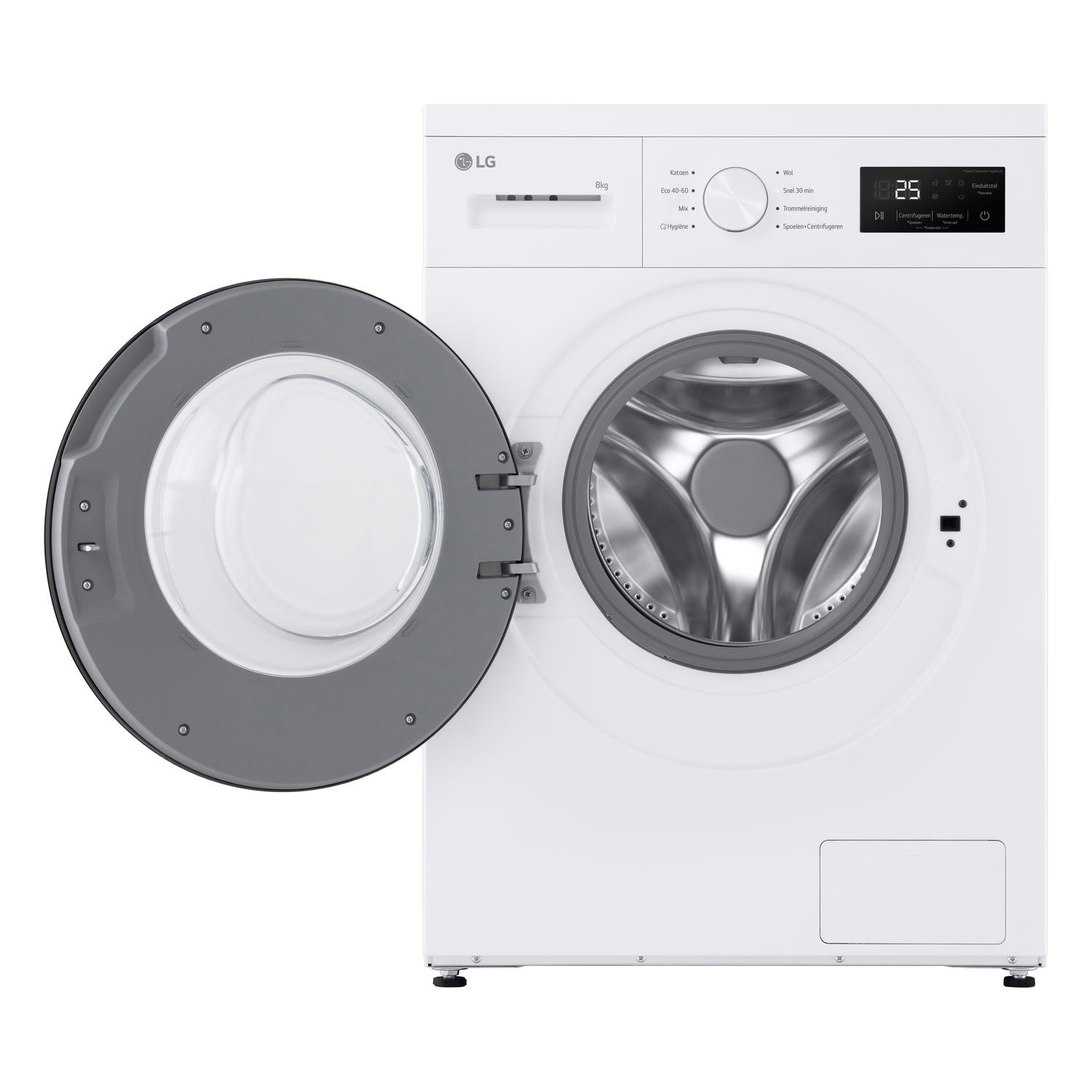 LG F4A10S8NWK 8kg 1400 Spin  Washing Machine - White thumbnail image