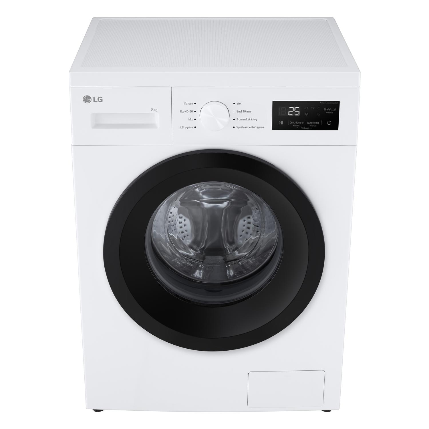 LG F4A10S8NWK 8kg 1400 Spin  Washing Machine - White thumbnail image