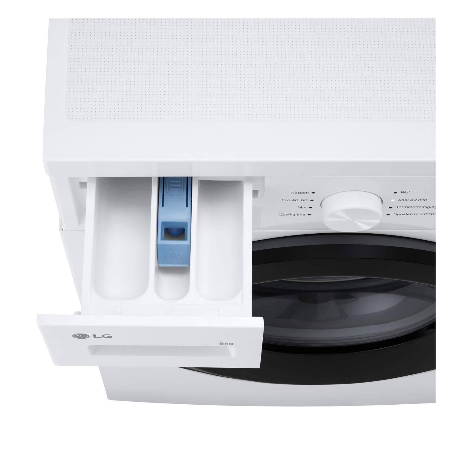 LG F4A10S8NWK 8kg 1400 Spin  Washing Machine - White thumbnail image