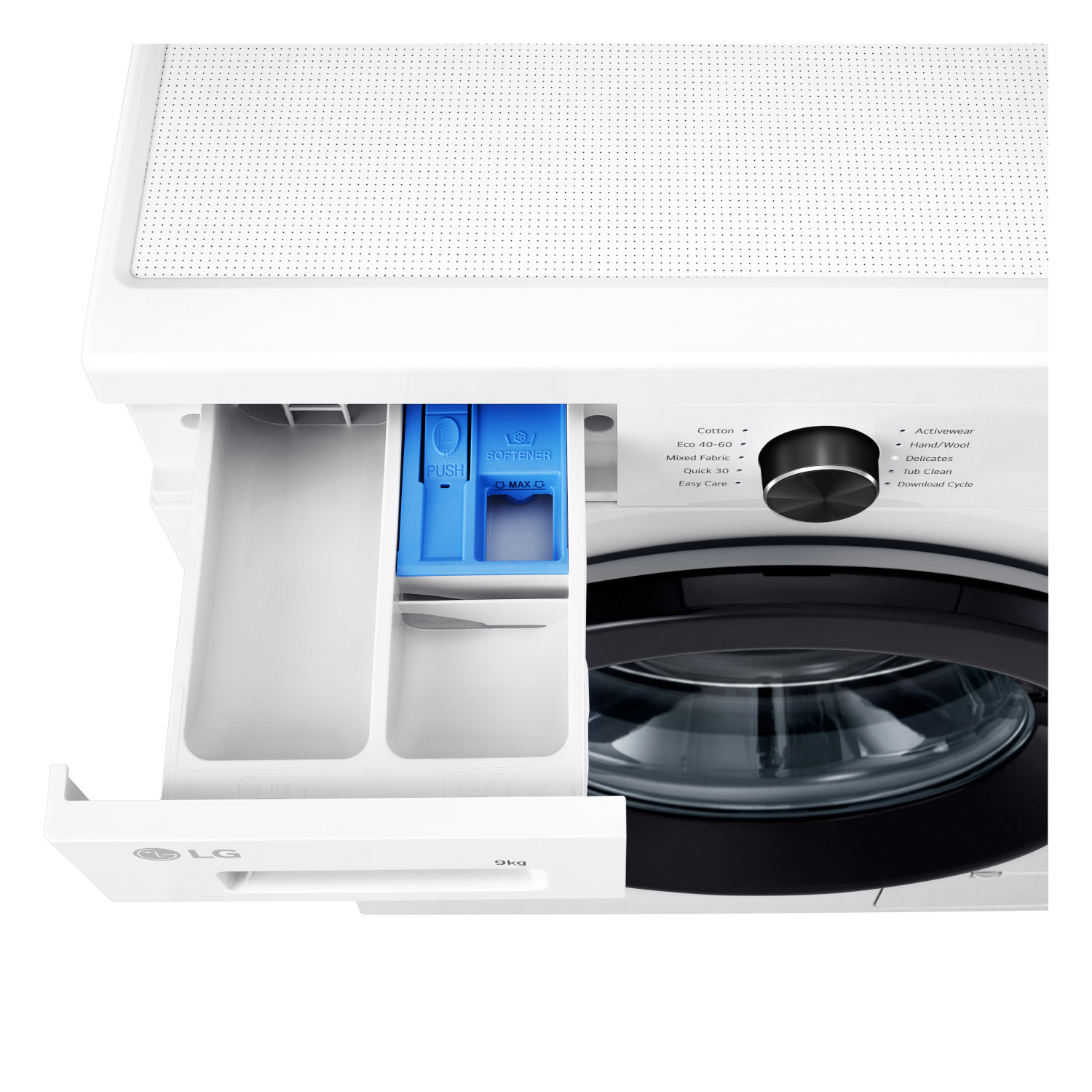 LG F4X1009NWK 9kg 1400 Spin Washing Machine - White thumbnail image