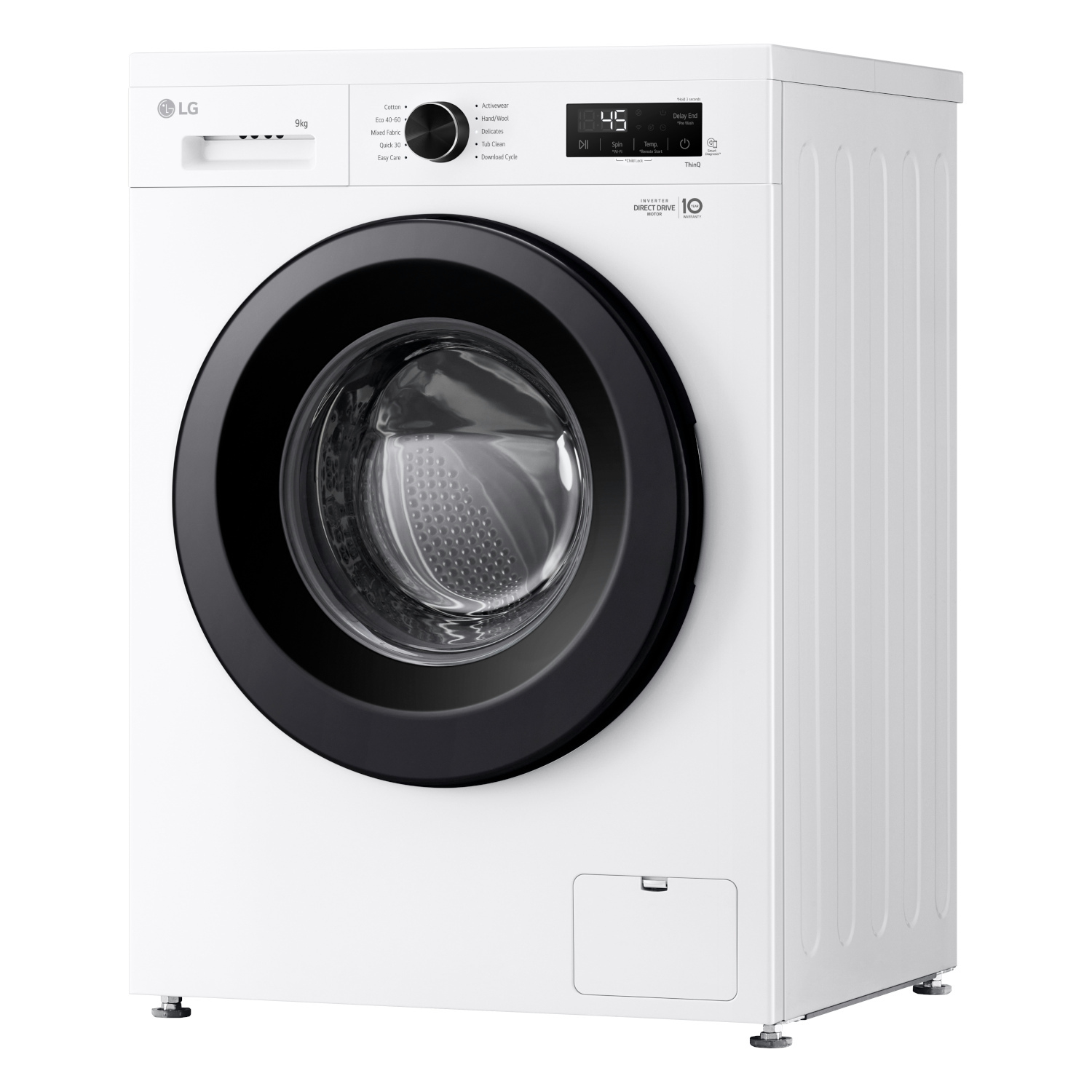 LG F4X1009NWK 9kg 1400 Spin Washing Machine - White thumbnail image