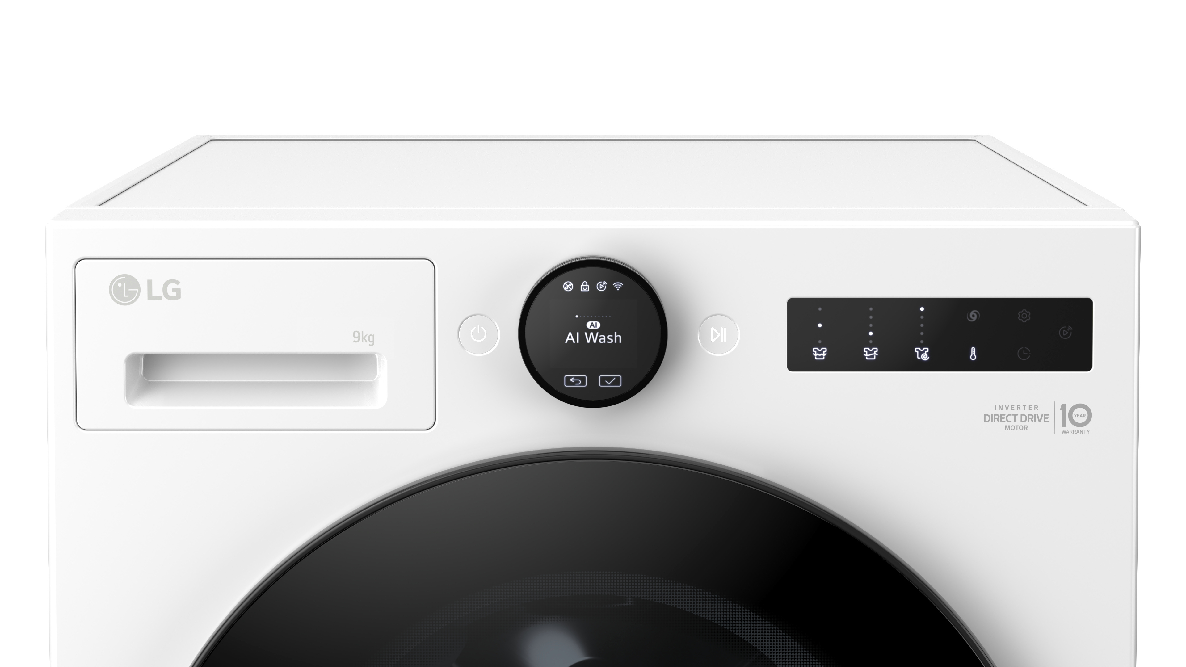 LG F4X7009TWB 9kg 1400 Spin Washing Machine - White thumbnail image