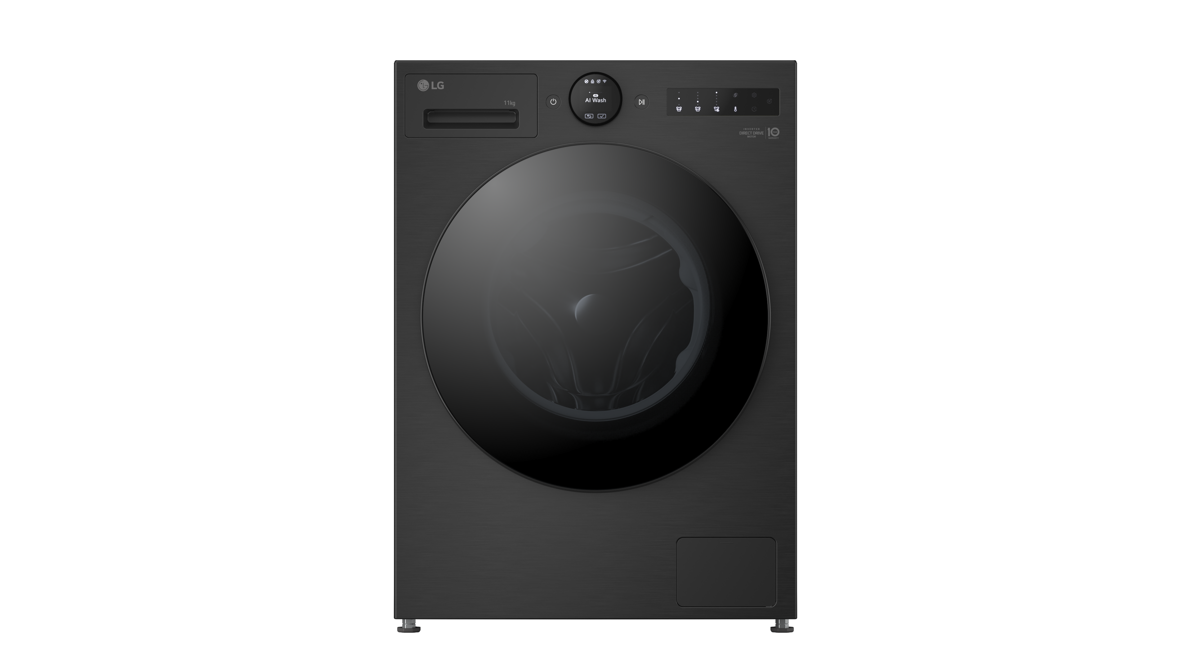 LG Series 7 AI Direct Drive F4X7011TBB - 11 kg 1400 Spin Washing Machine - Matte Black thumbnail image