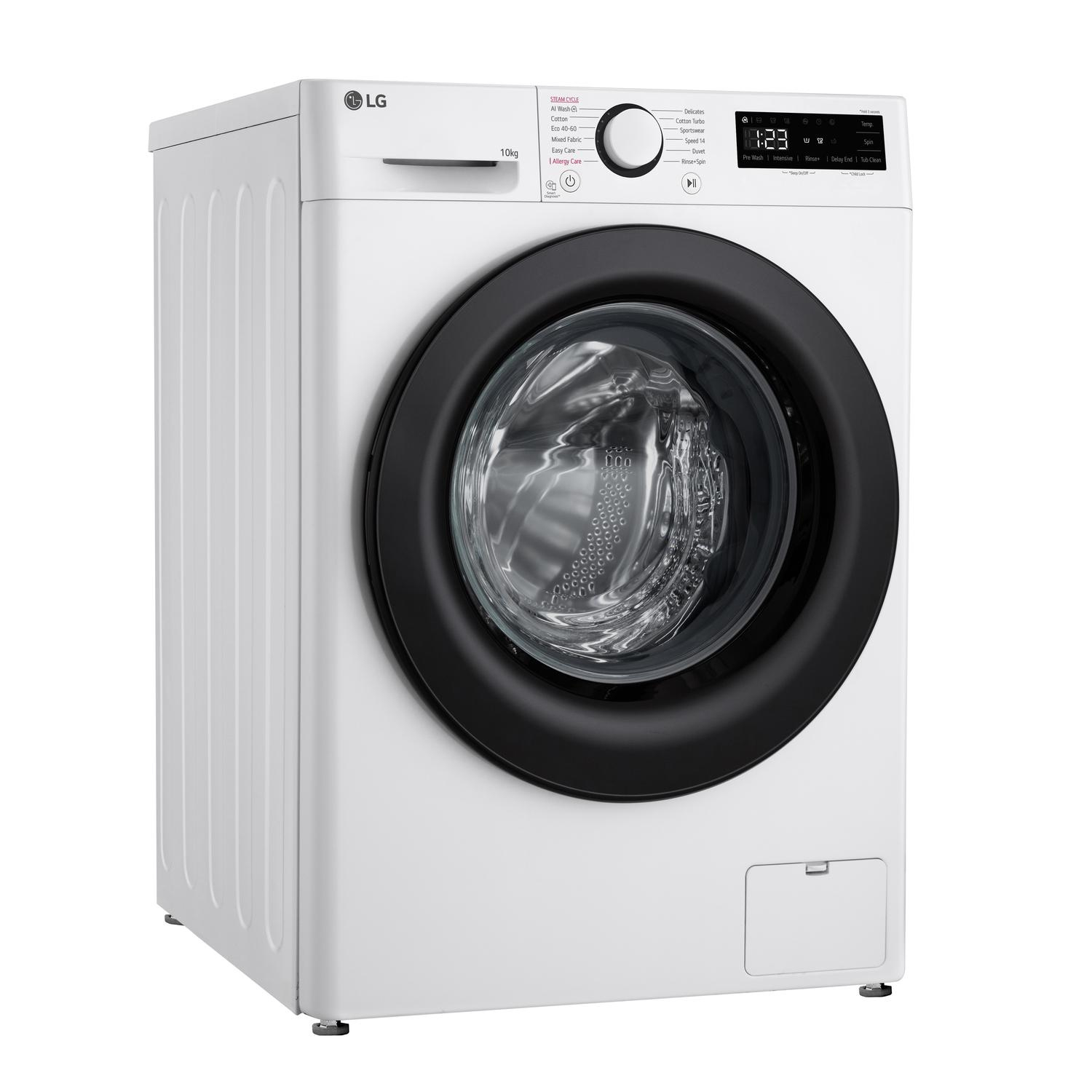 LG F4Y510WBLN1 10kg 1400 Spin Washing Machine - White thumbnail image
