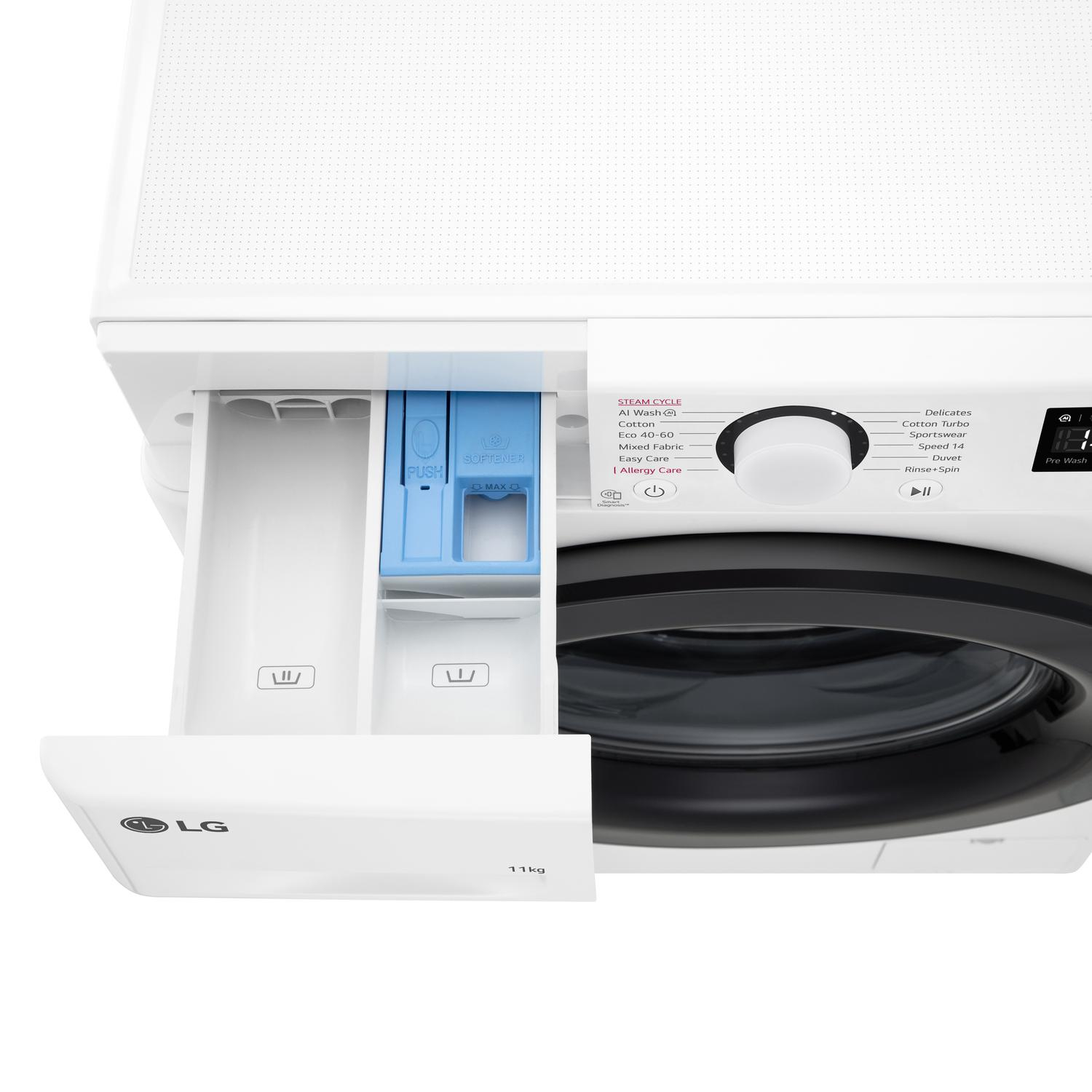LG F4Y511WBLN1 11kg 1400 Spin Washing Machine thumbnail image
