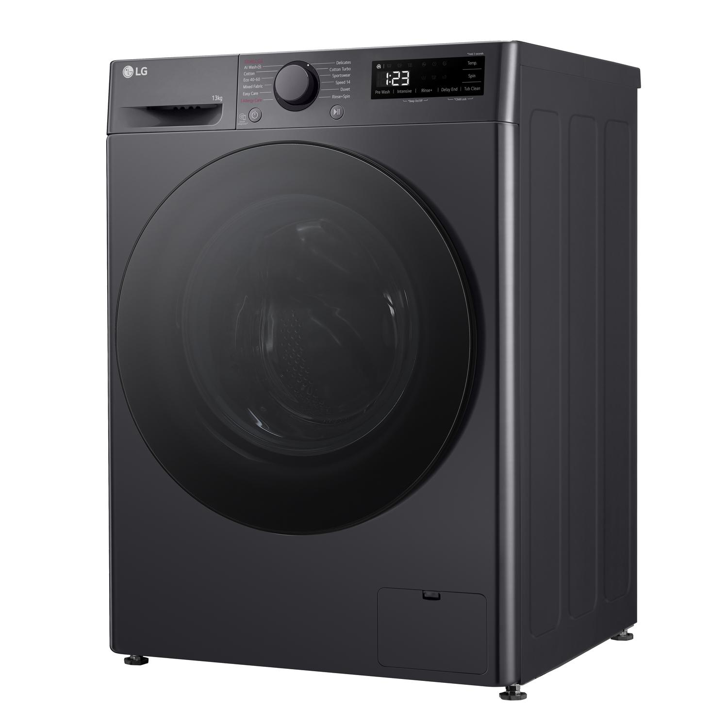 LG F4Y513GBLN1 13kg 1400 Spin Washing Machine - Slate Grey thumbnail image