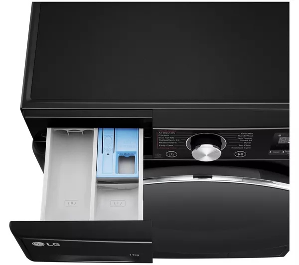 LG Series 4 Pro AI Direct Drive F4Y711NCTN1 - 11 kg Washing Machine - Onyx Black thumbnail image