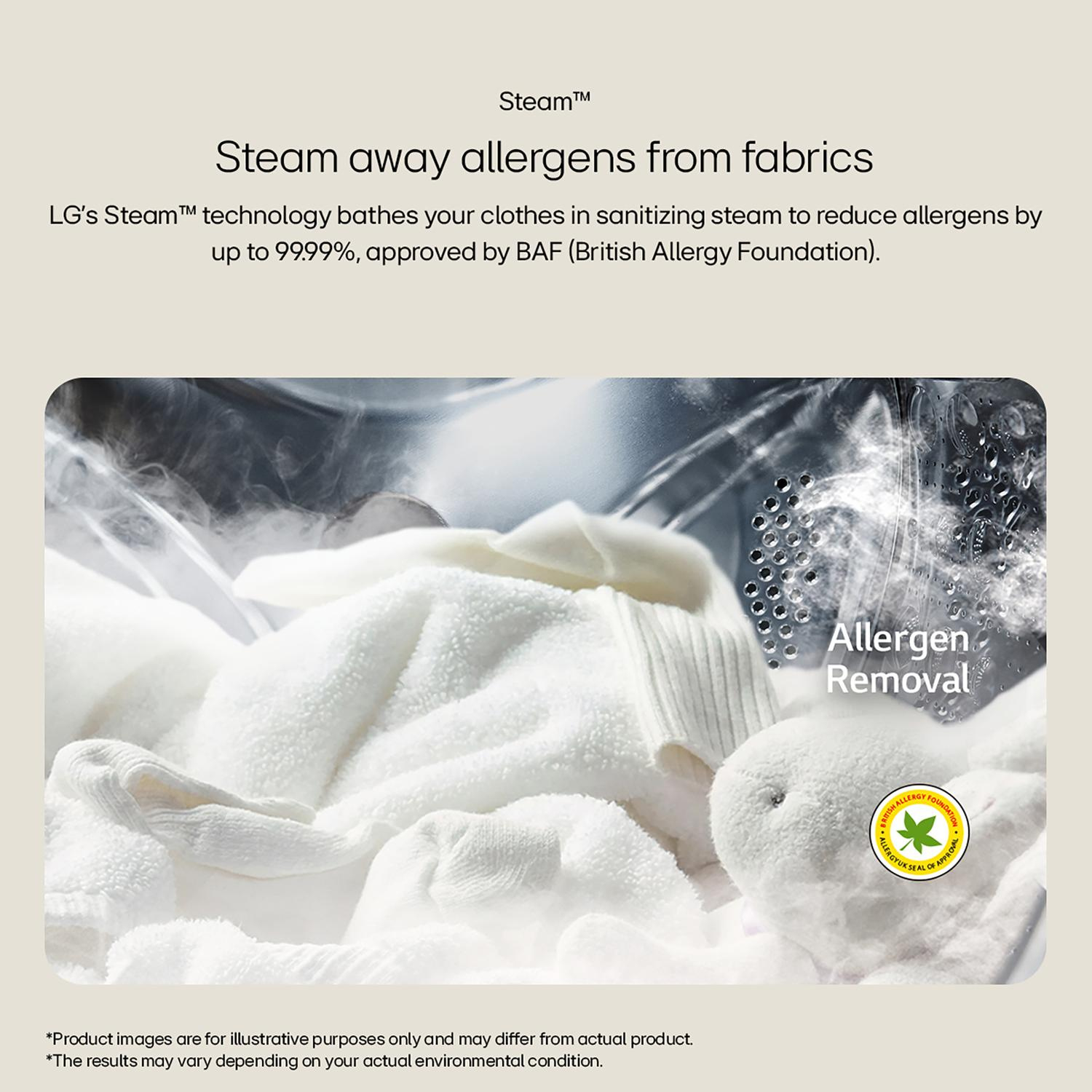 LG FWY706WWTN1 10kg/6kg 1400 Spin Washer Dryer - White thumbnail image