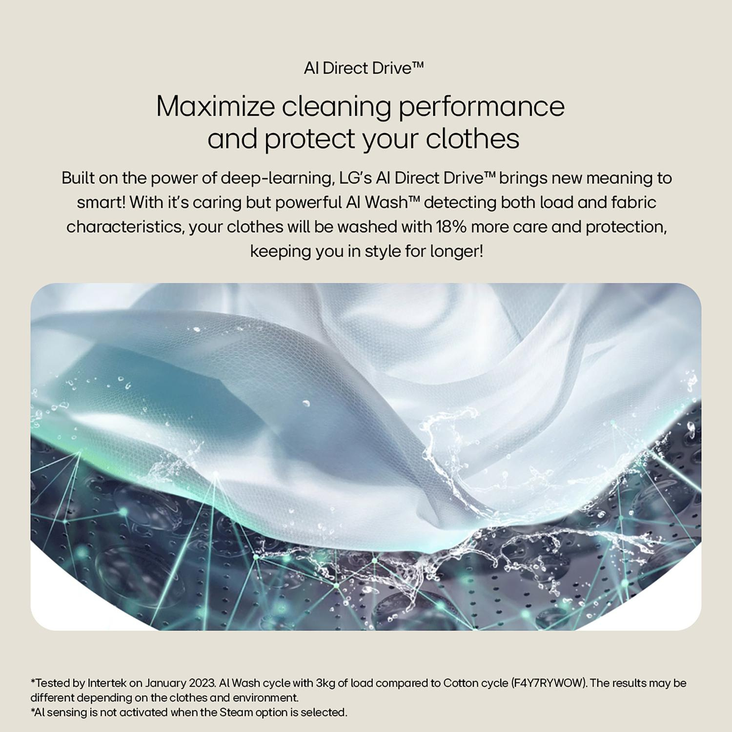 LG FWY706WWTN1 10kg/6kg 1400 Spin Washer Dryer - White thumbnail image