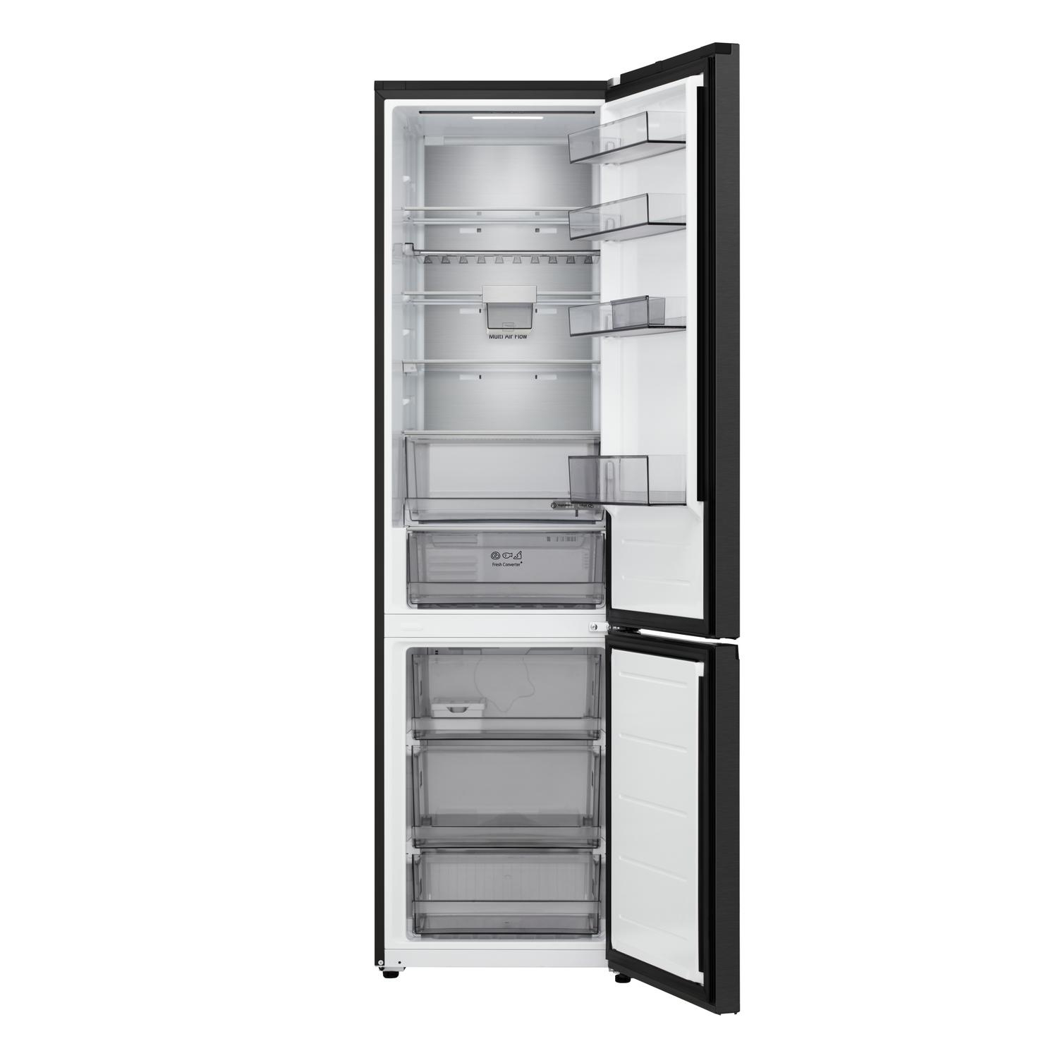 LG GBBS524CEV 59.7cm Frost Free Fridge Freezer - Essence Black Steel thumbnail image