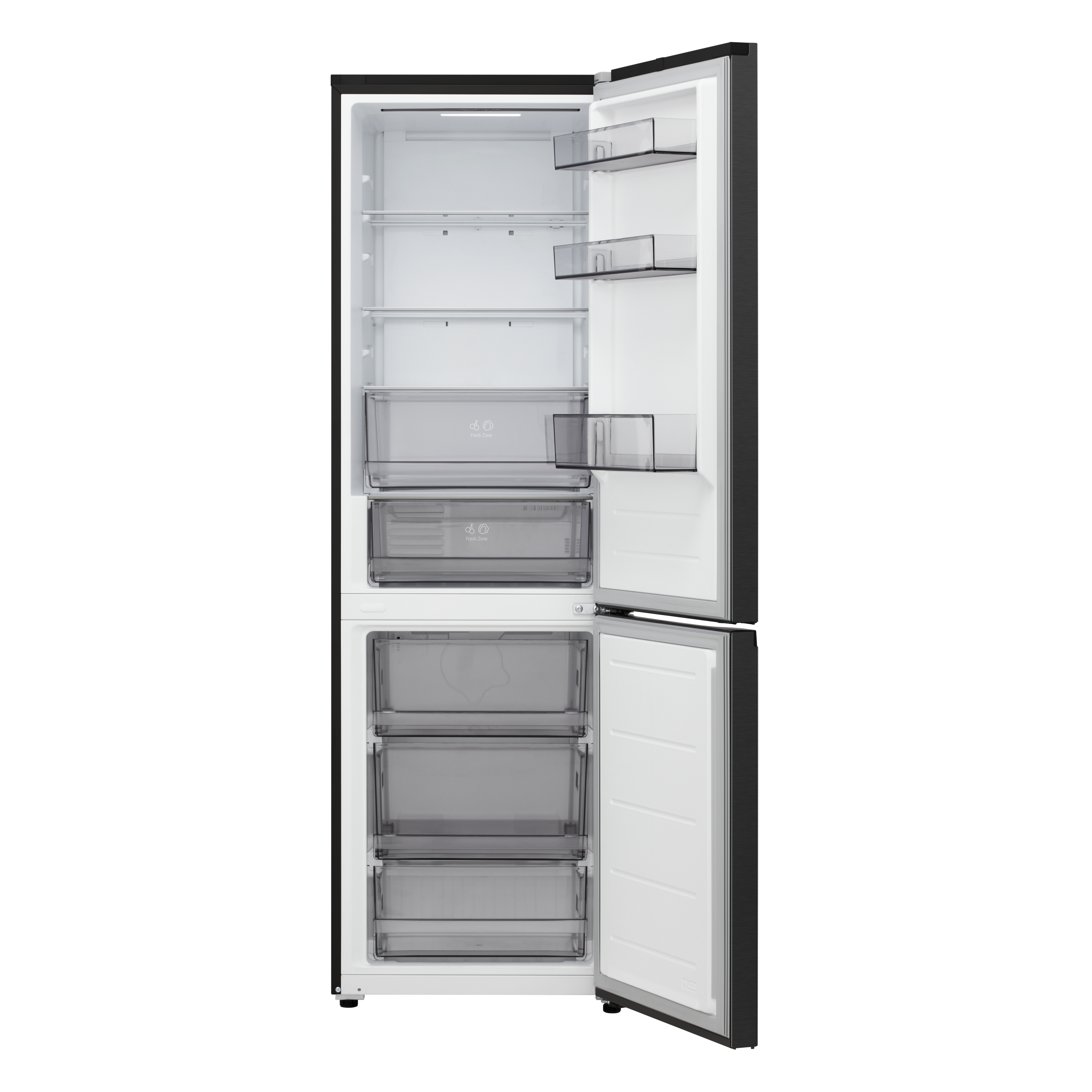 LG GBBSJ10EEP 60/40 Total No Frost Fridge Freezer - Essence Black Steel thumbnail image