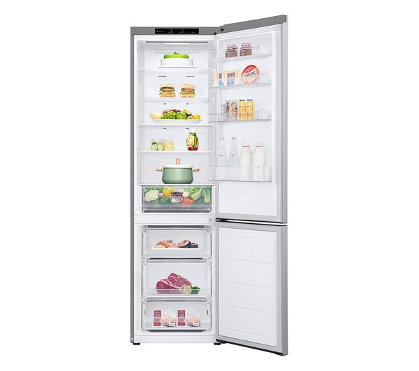 LG NatureFRESH GBV22L0EPY 70/30 Fridge Freezer - Prime Silver thumbnail image