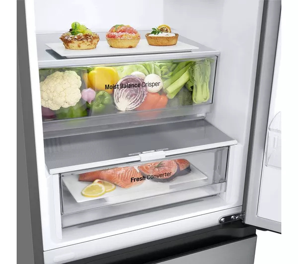 LG GBV3110EPY Fridge Freezer 60/40 No Frost Fridge Freezer - Prime Silver thumbnail image