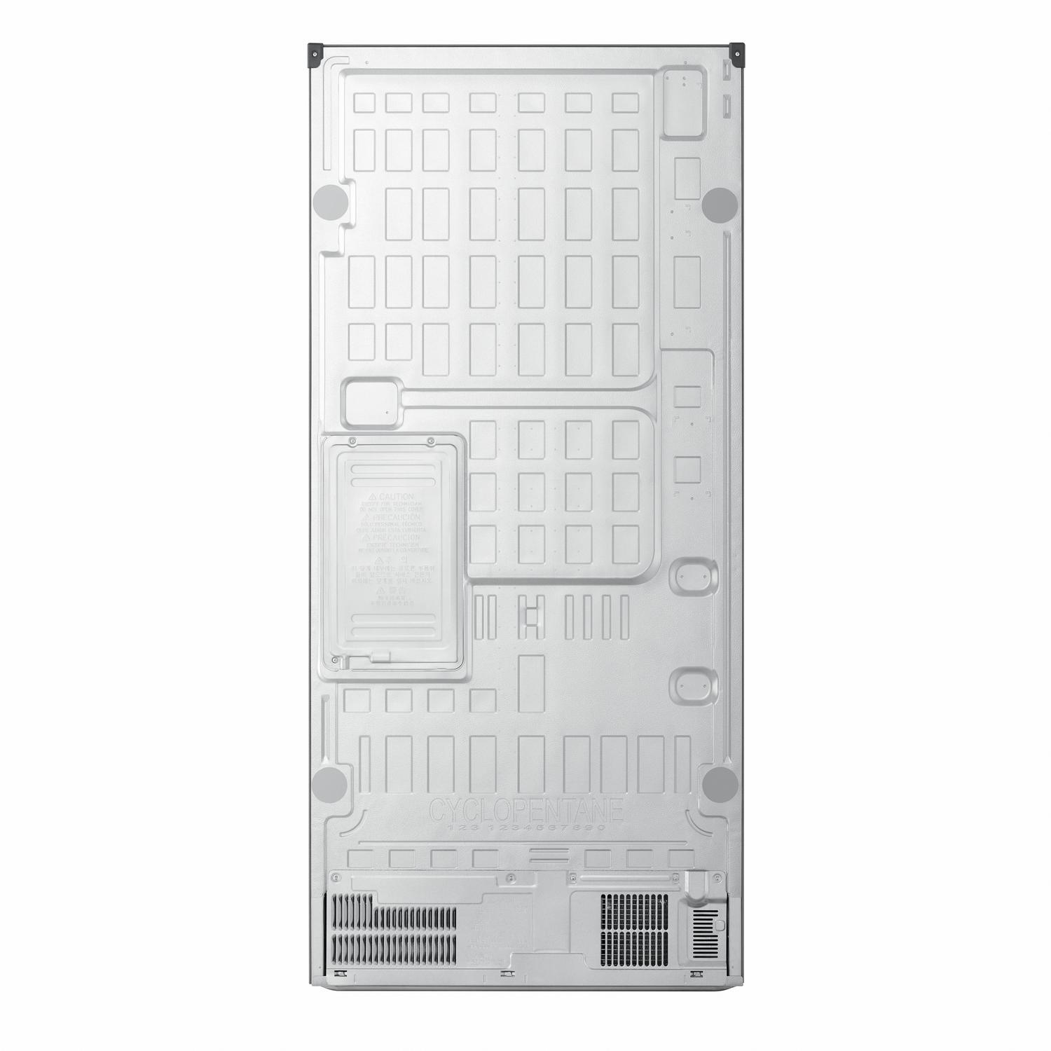 LG GMBS30SEPY 83.5cm 60/40 Total No Frost American Fridge Freezer - Silver thumbnail image