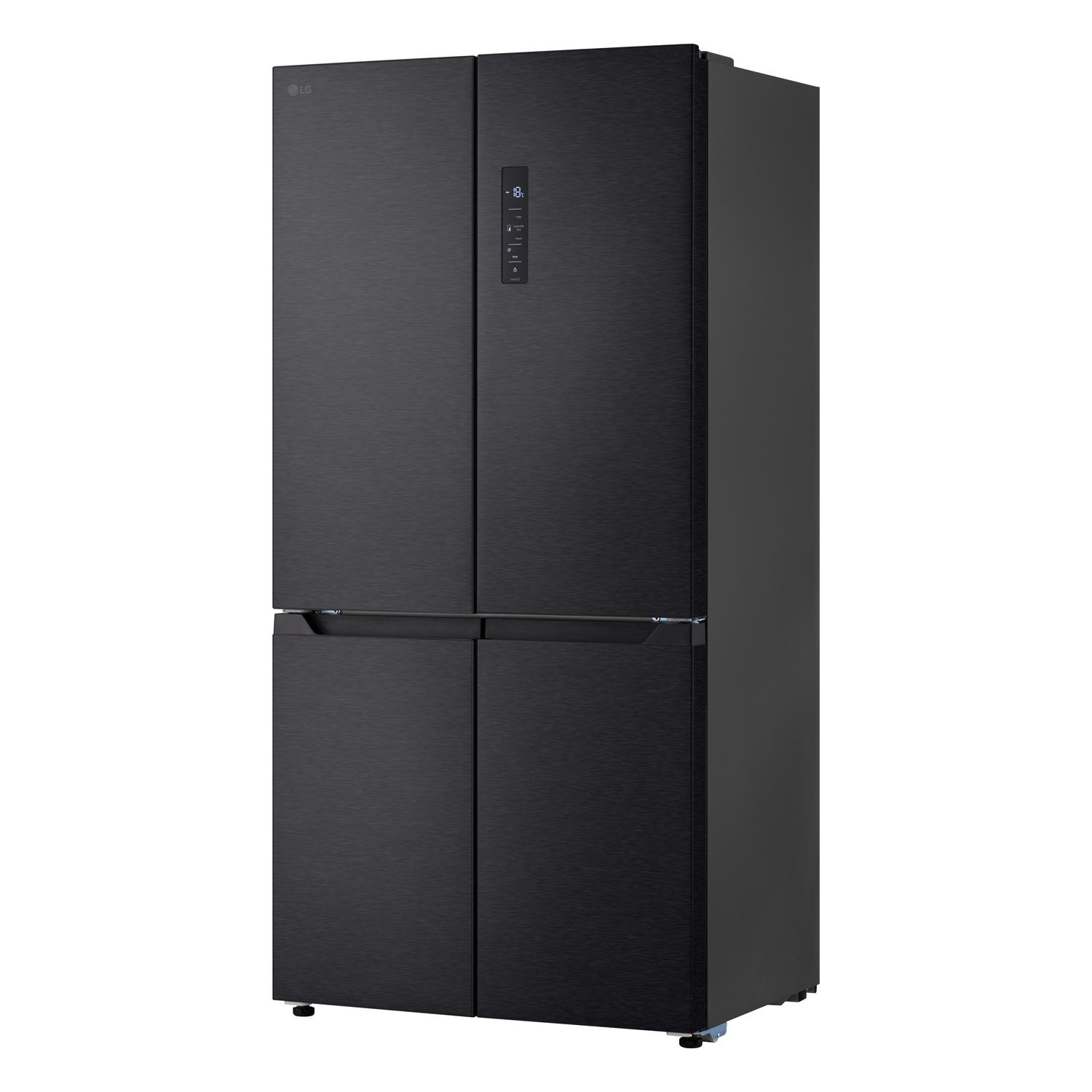 LG GMM42ABBEH No Frost American Fridge Freezer - Matte Black thumbnail image