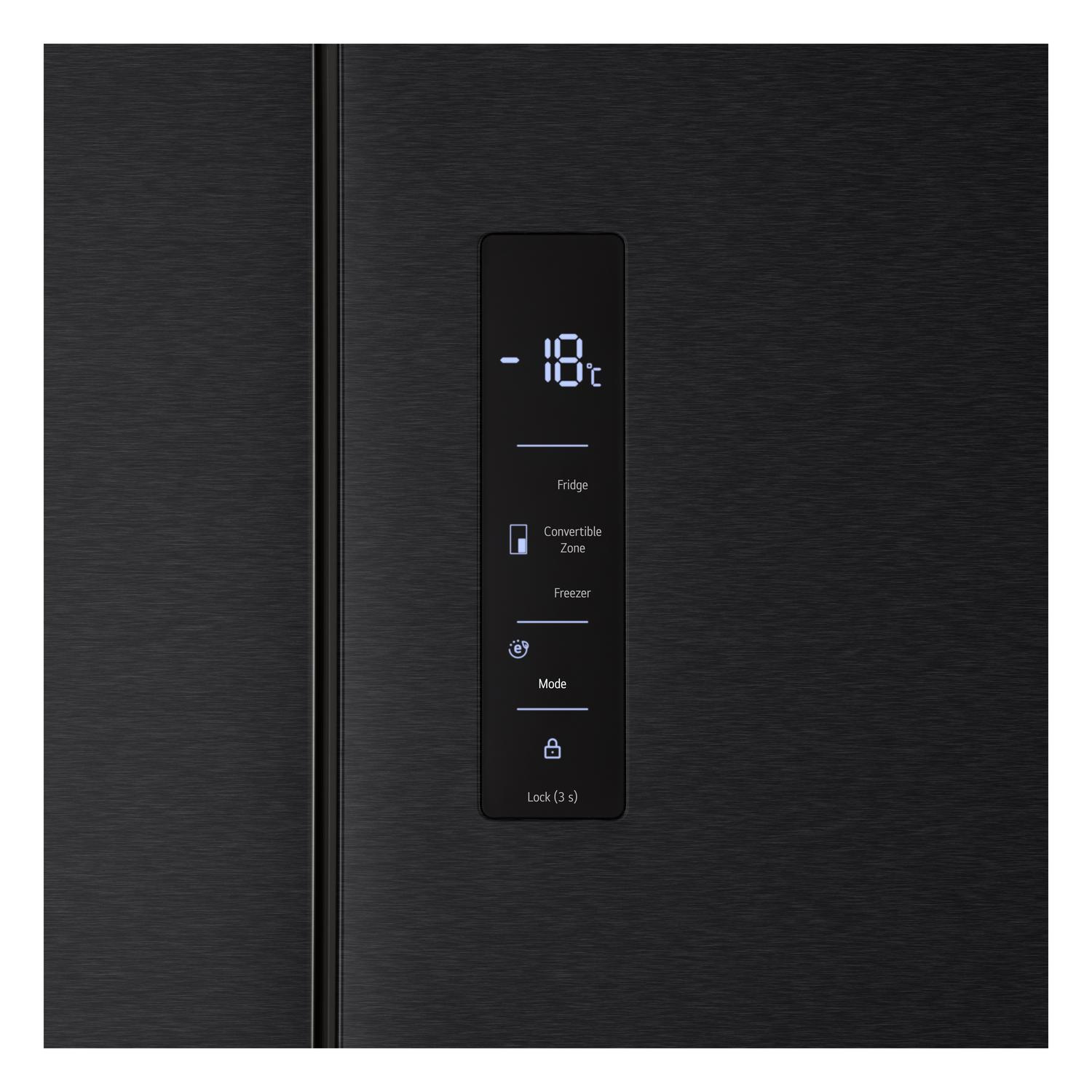 LG GMM42ABBEH No Frost American Fridge Freezer - Matte Black thumbnail image