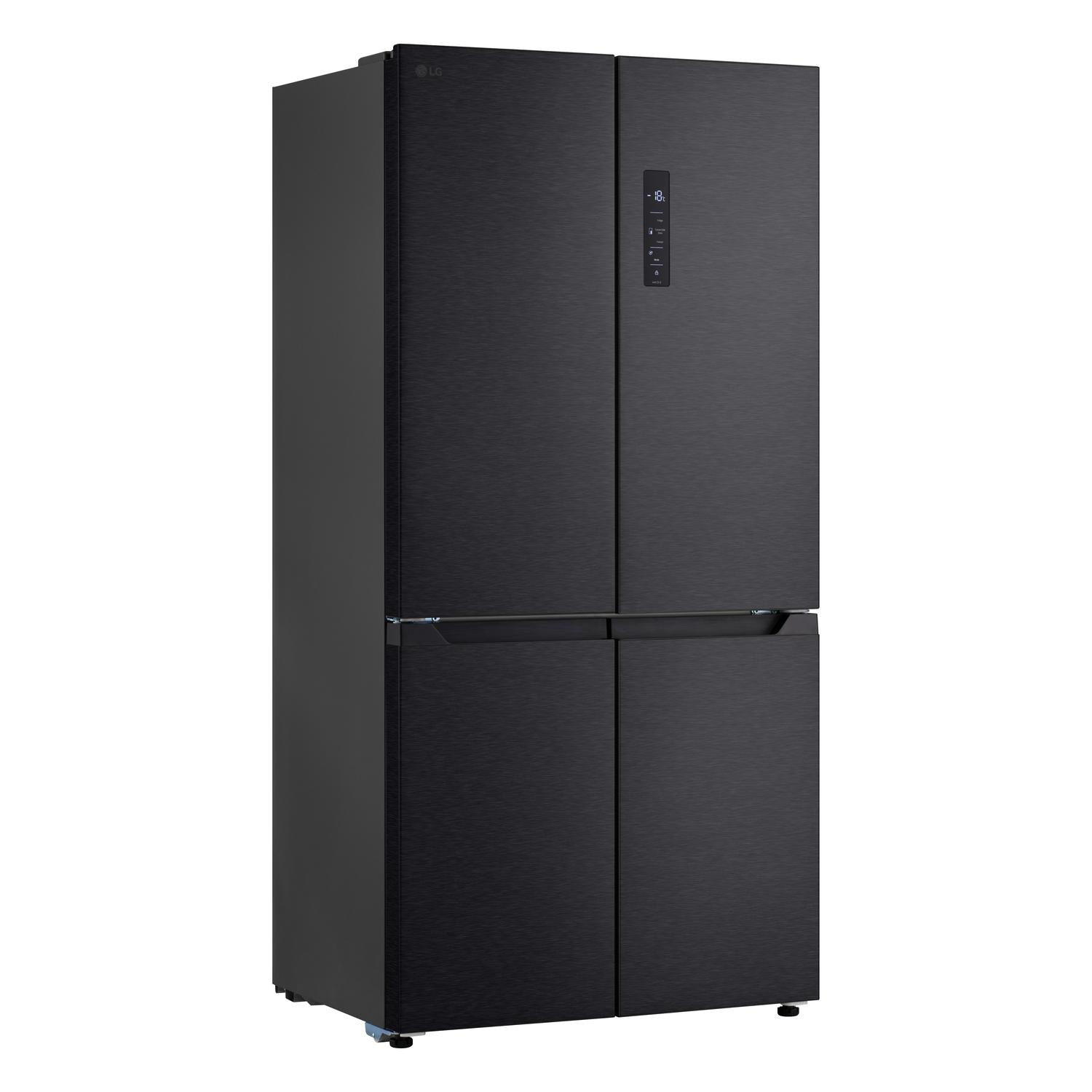 LG GMM42ABBEH No Frost American Fridge Freezer - Matte Black thumbnail image
