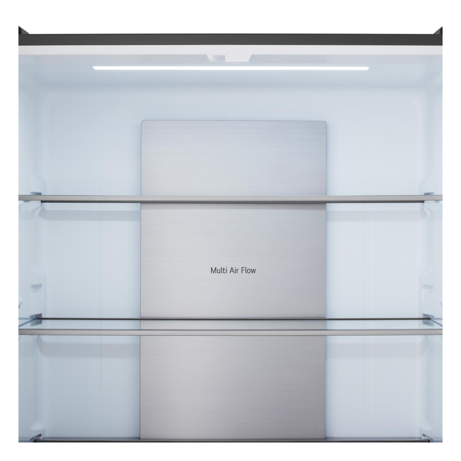 LG GMM42ABBEH No Frost American Fridge Freezer - Matte Black thumbnail image