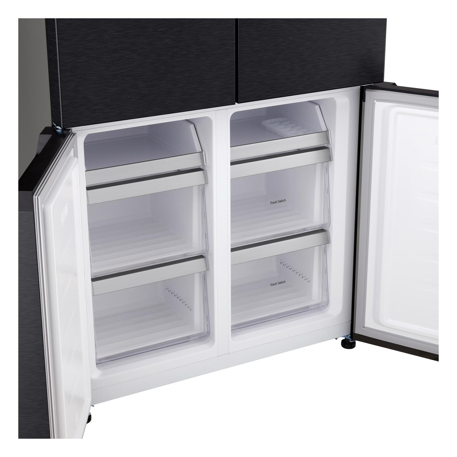 LG GMM42ABBEH No Frost American Fridge Freezer - Matte Black thumbnail image