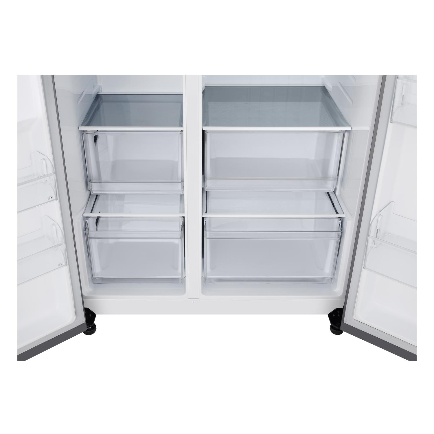 LG GSBC40PYPE 91.3cm 60/40 Frost Free American Fridge Freezer - Prime Silver thumbnail image