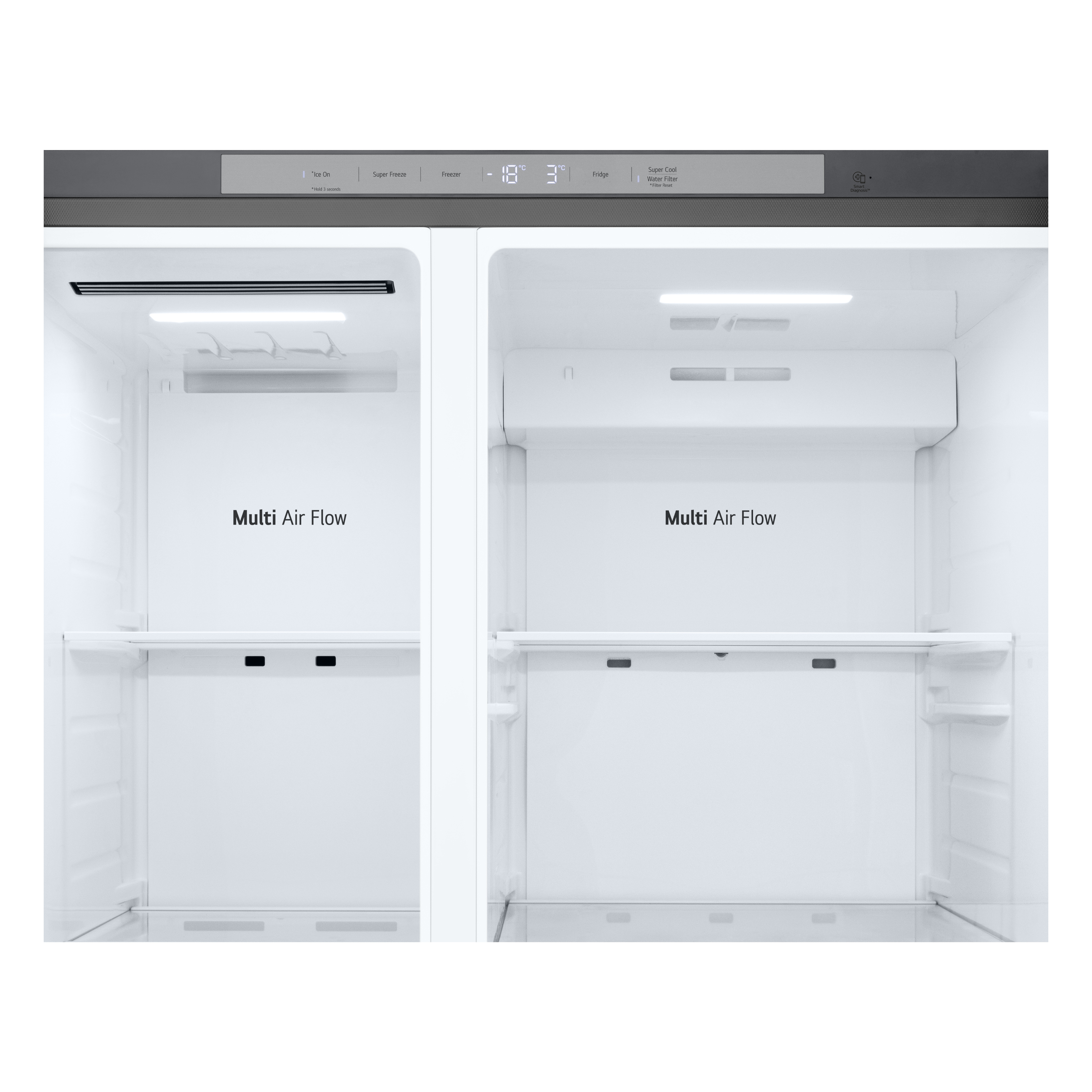LG GSLC40PYPE American Fridge Freezer - Silver thumbnail image