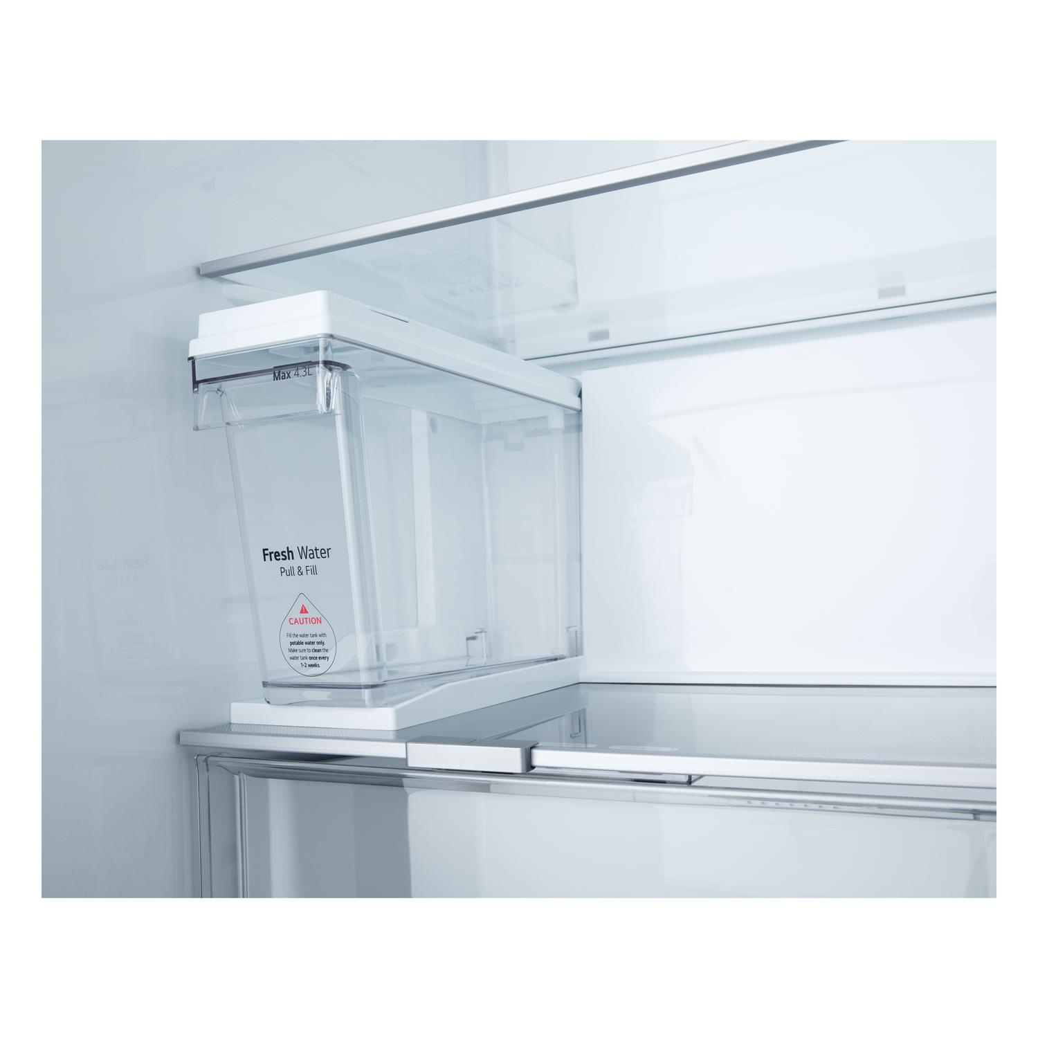 LG GSLE81EPBD 91.3cm Total No Frost American Fridge Freezer - Essence Matte Black thumbnail image