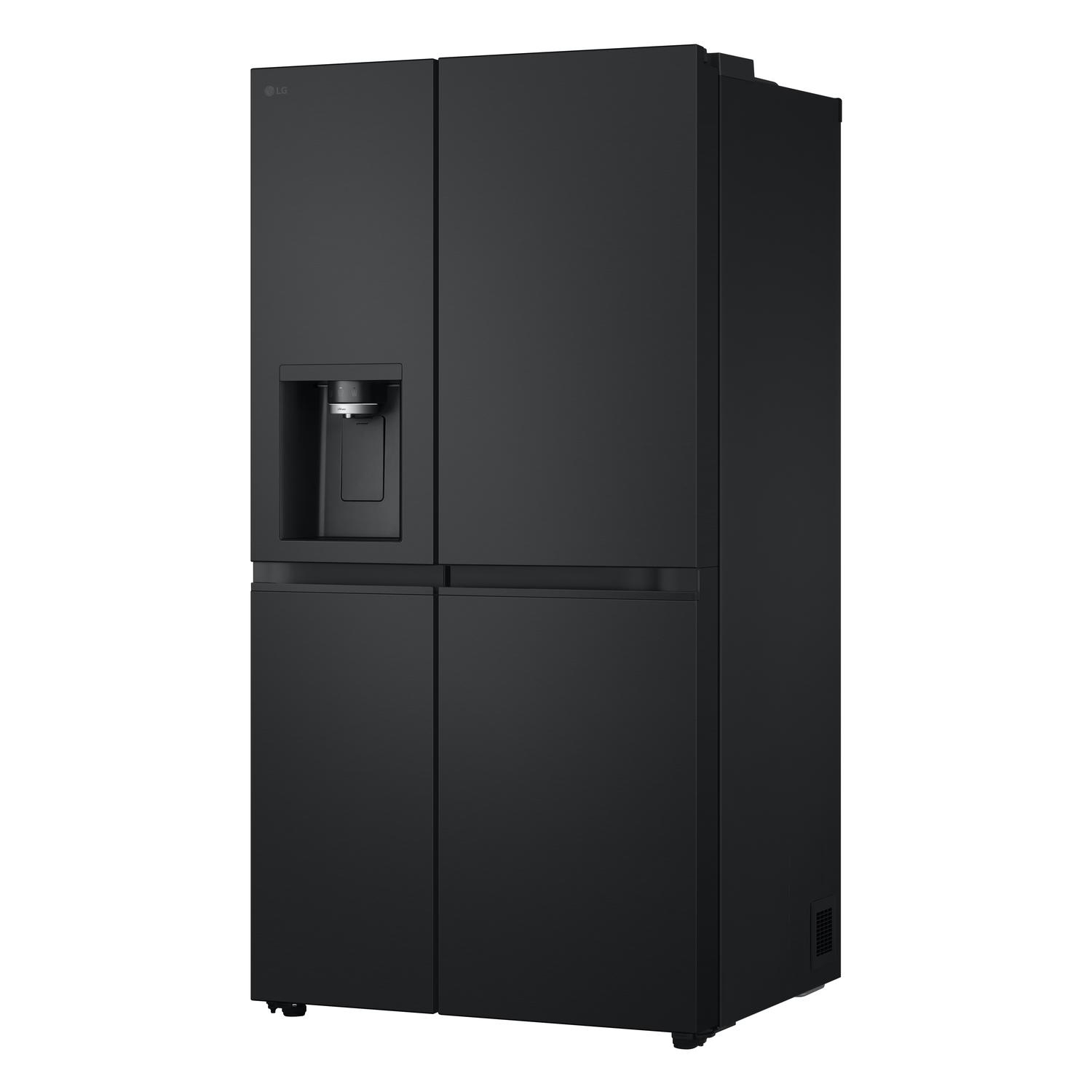 LG GSLE81EPBD 91.3cm Total No Frost American Fridge Freezer - Essence Matte Black thumbnail image