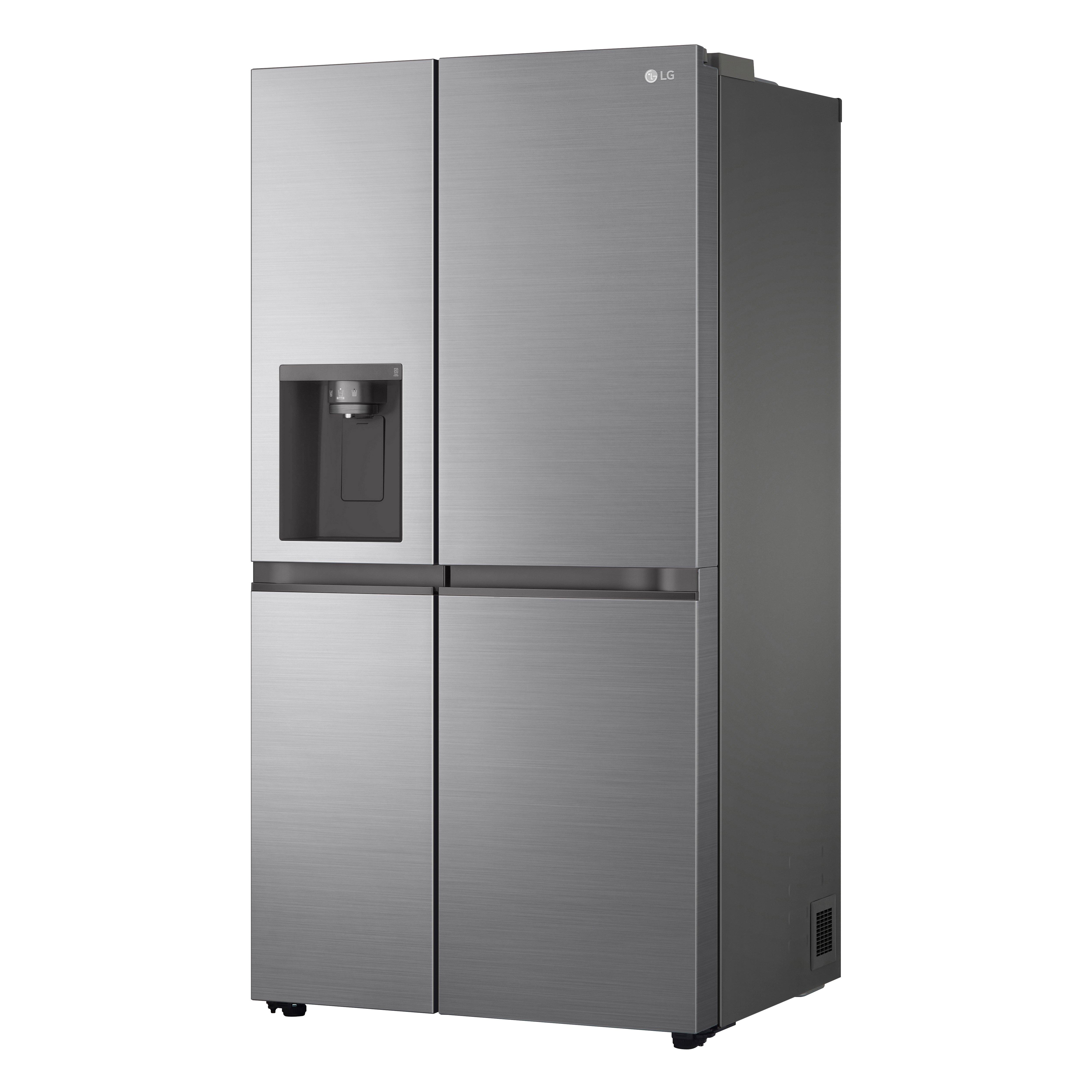 LG GSLV50PZXL 91.3cm Plumbed Frost Free American Style Fridge Freezer - Shiny Steel thumbnail image