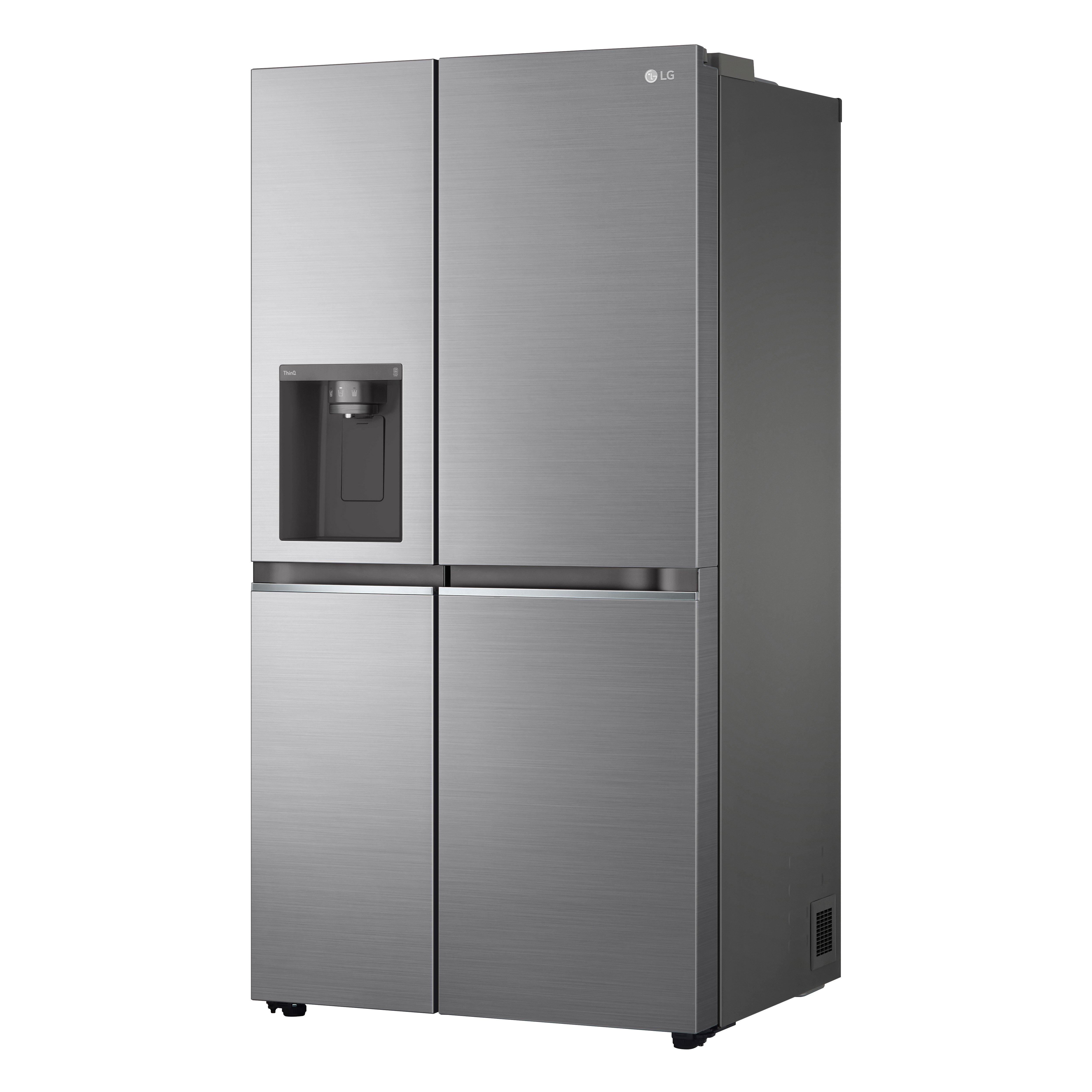 LG GSLV71PZTD 91.3cm Frost Free American Style Fridge Freezer - Shiny Steel thumbnail image