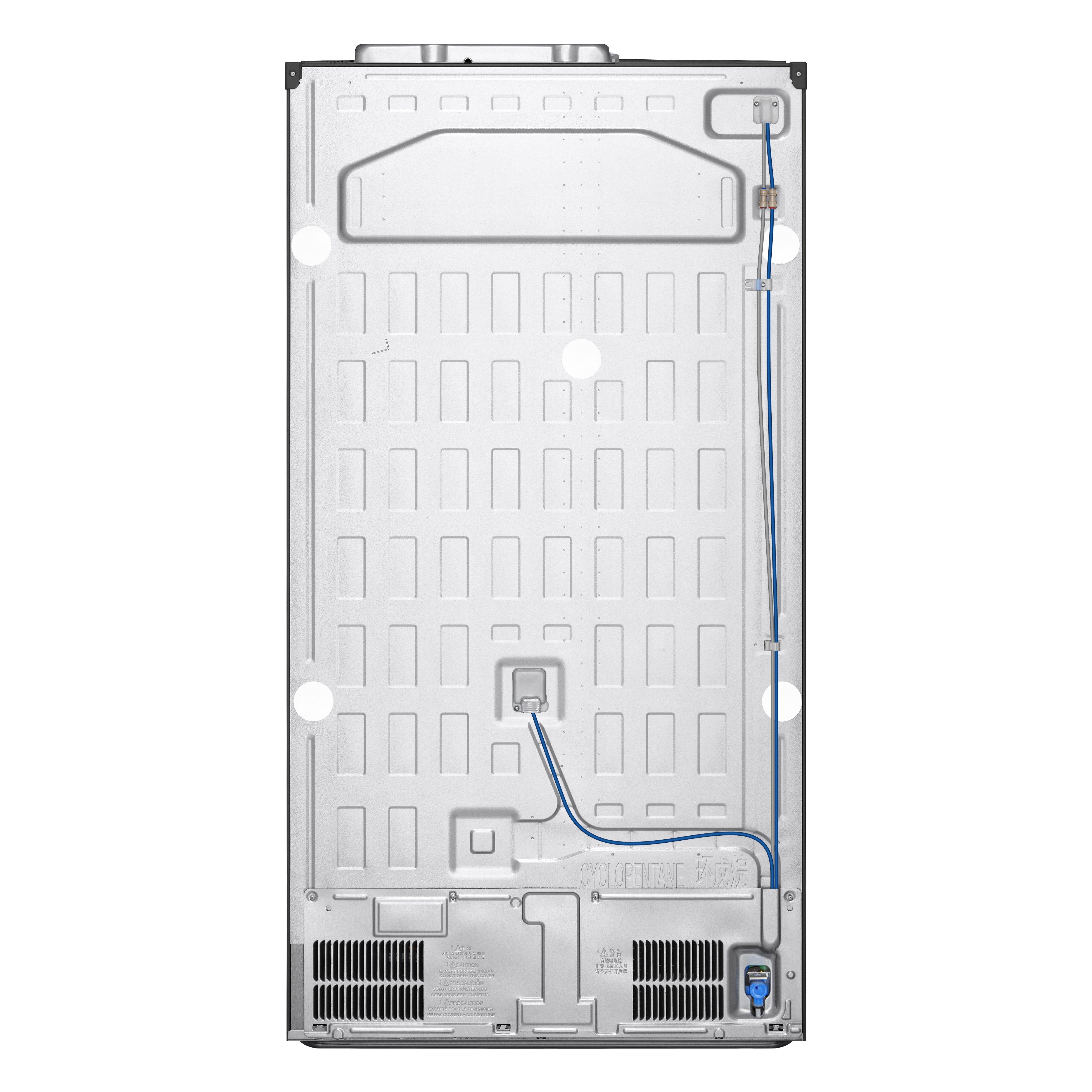 LG GSLV71PZTD 91.3cm Frost Free American Style Fridge Freezer - Shiny Steel thumbnail image