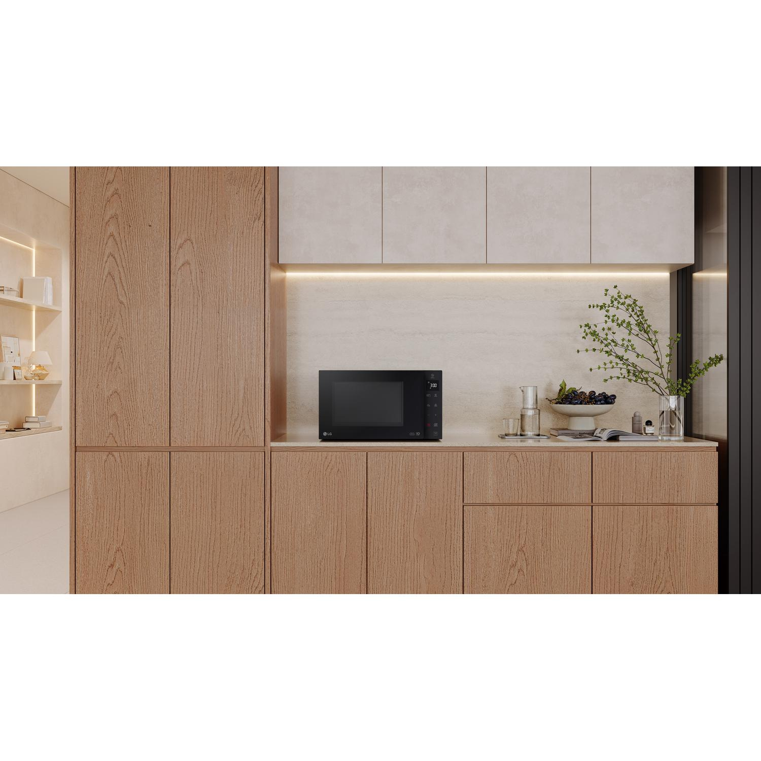 LG MH6336GIB 23 Litres NeoChef Microwave Oven with Grill - Black thumbnail image