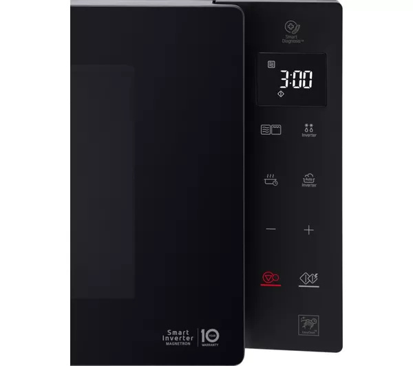 LG MH6535GIS Microwave Oven with Grill and Touch Control Panel - Black thumbnail image