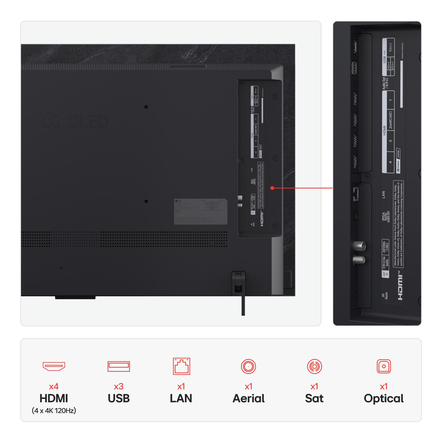 LG OLED42C55LA.AEK 42" 4K Ultra HD OLED evo AI C5 Smart TV thumbnail image