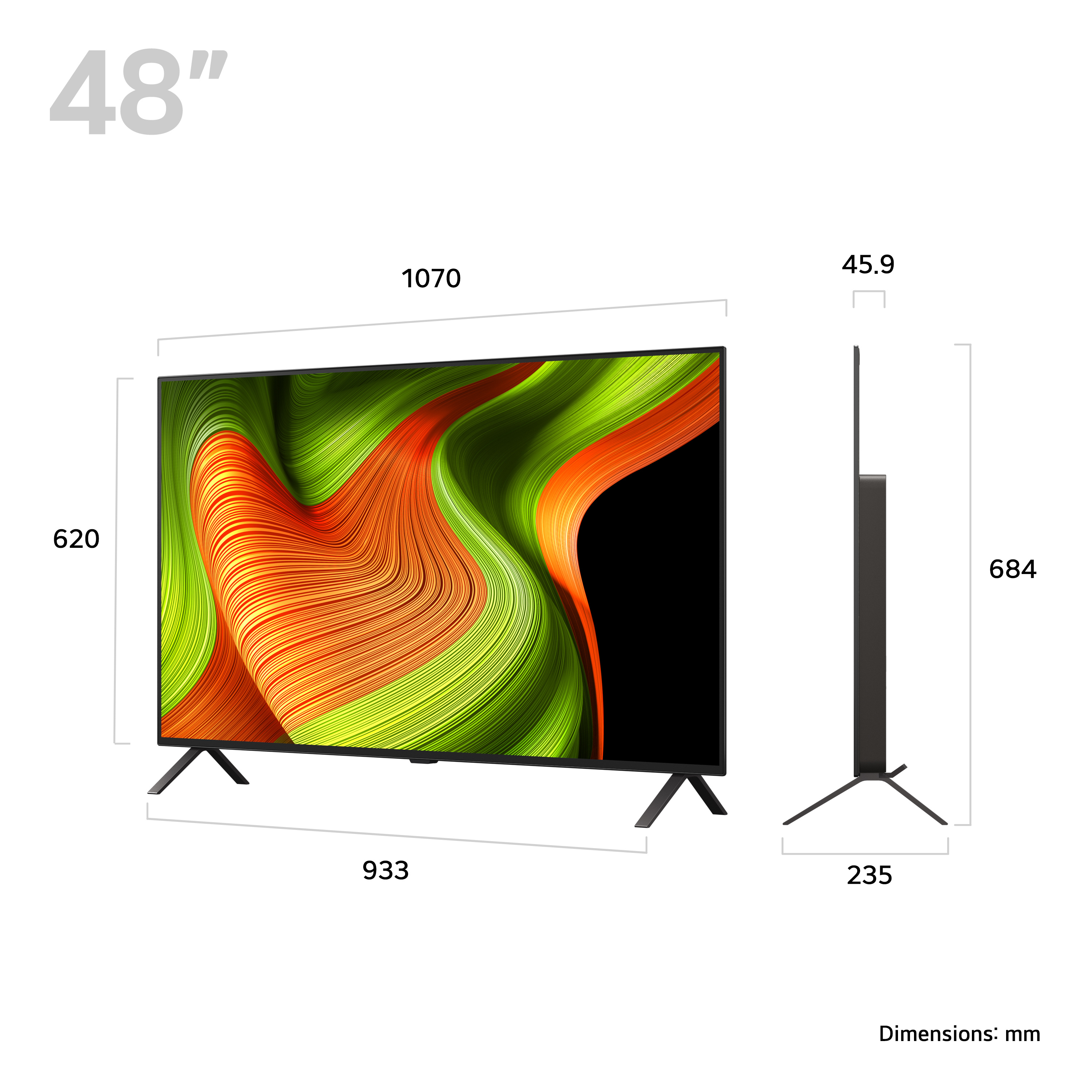 LG OLED48B56LA.AEK 48" 4K OLED Smart TV thumbnail image