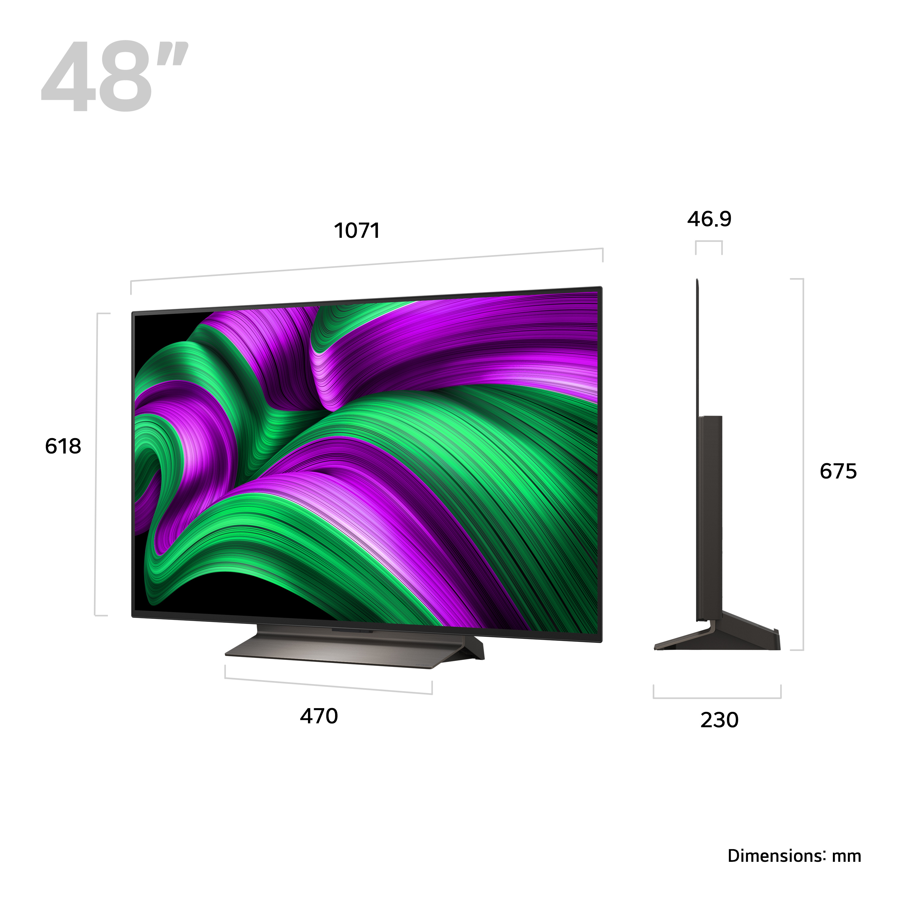 LG OLED48C56LB-AEK LED evo AI C5 48" 4K Smart TV thumbnail image