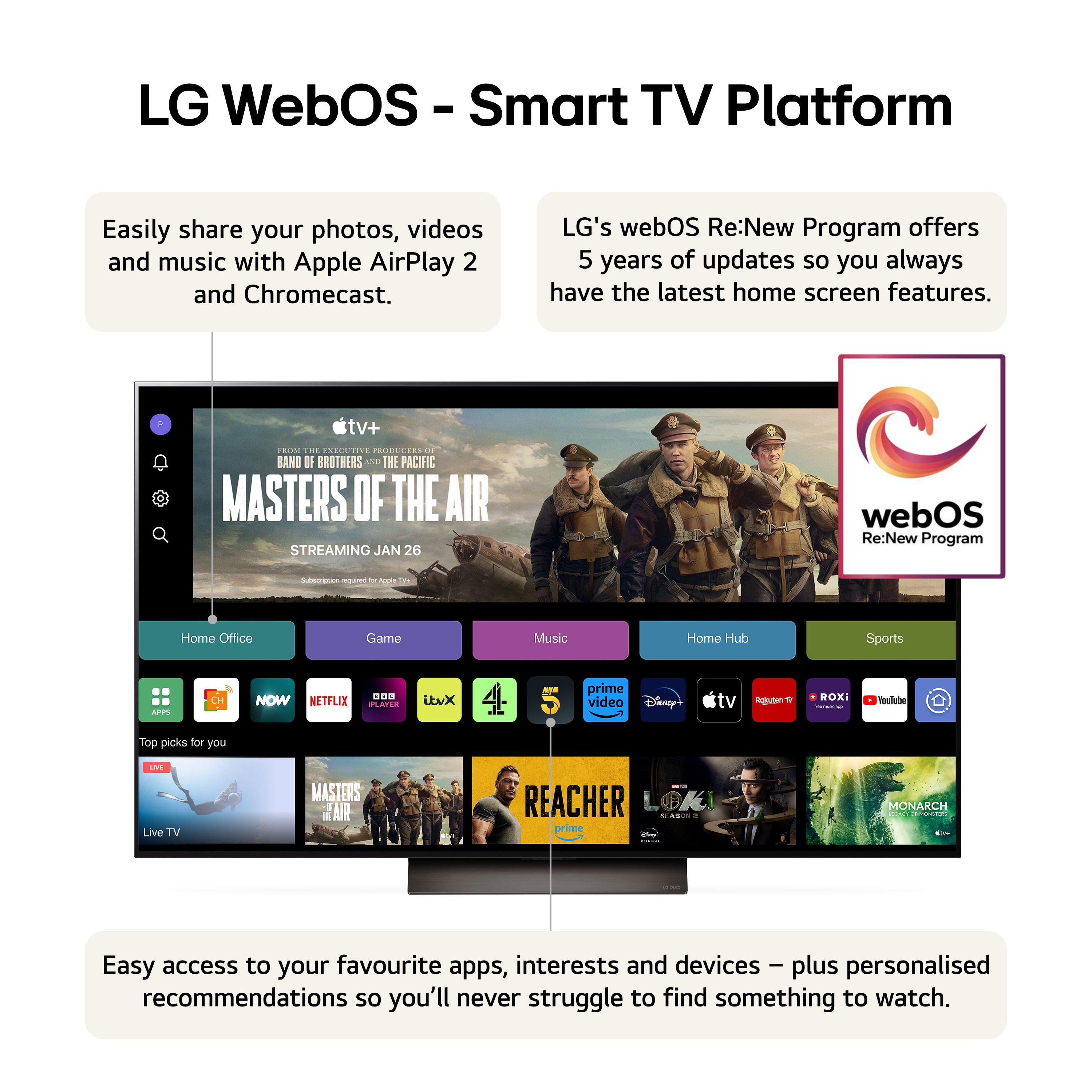 LG OLED55C46LA.AEK 55" 4K OLED EVO Smart TV thumbnail image