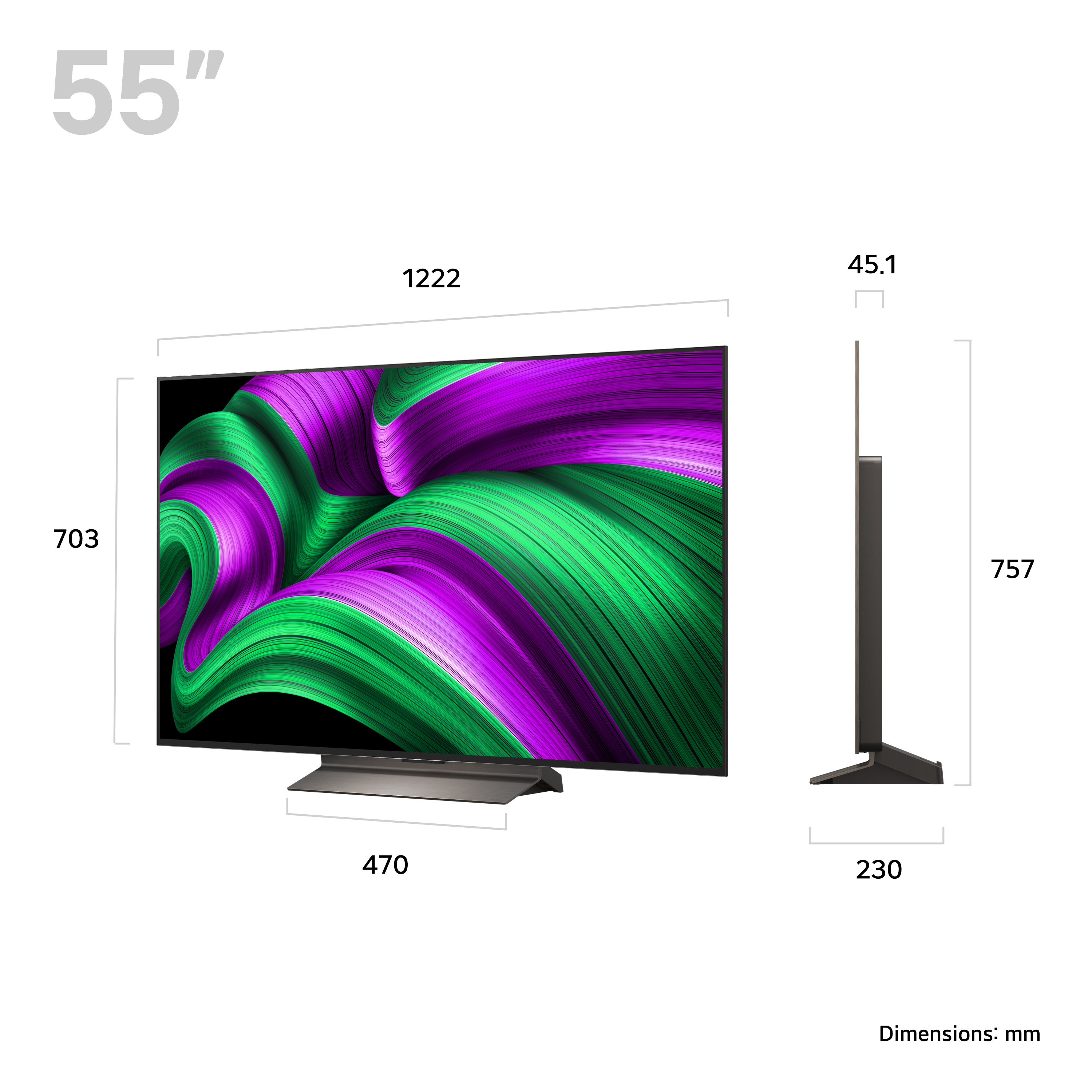 LG OLED55C56LB.AEK 55" 4K OLED Smart TV thumbnail image