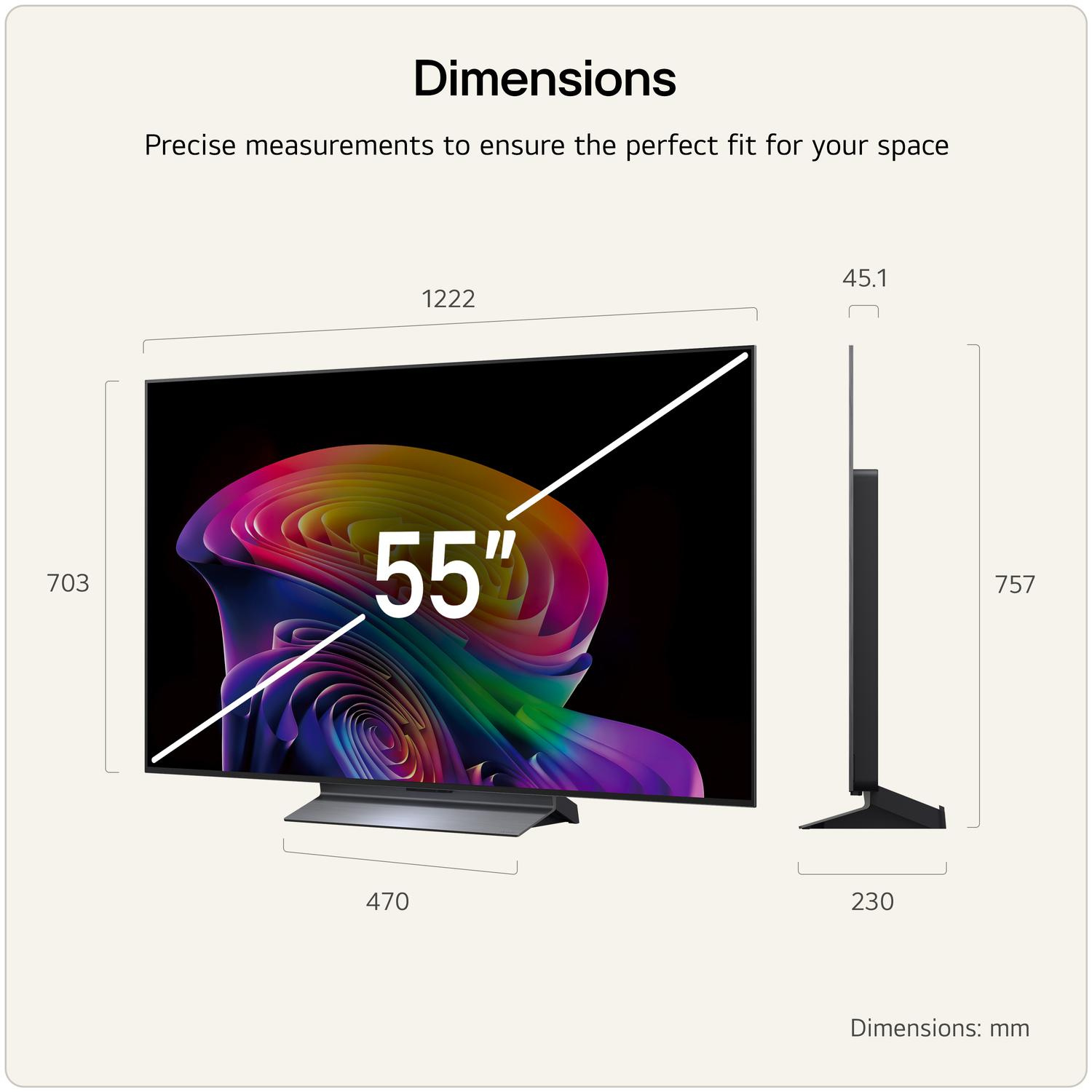 LG OLED55C66LB.AEK 55" 4K OLED evo AI Smart TV thumbnail image