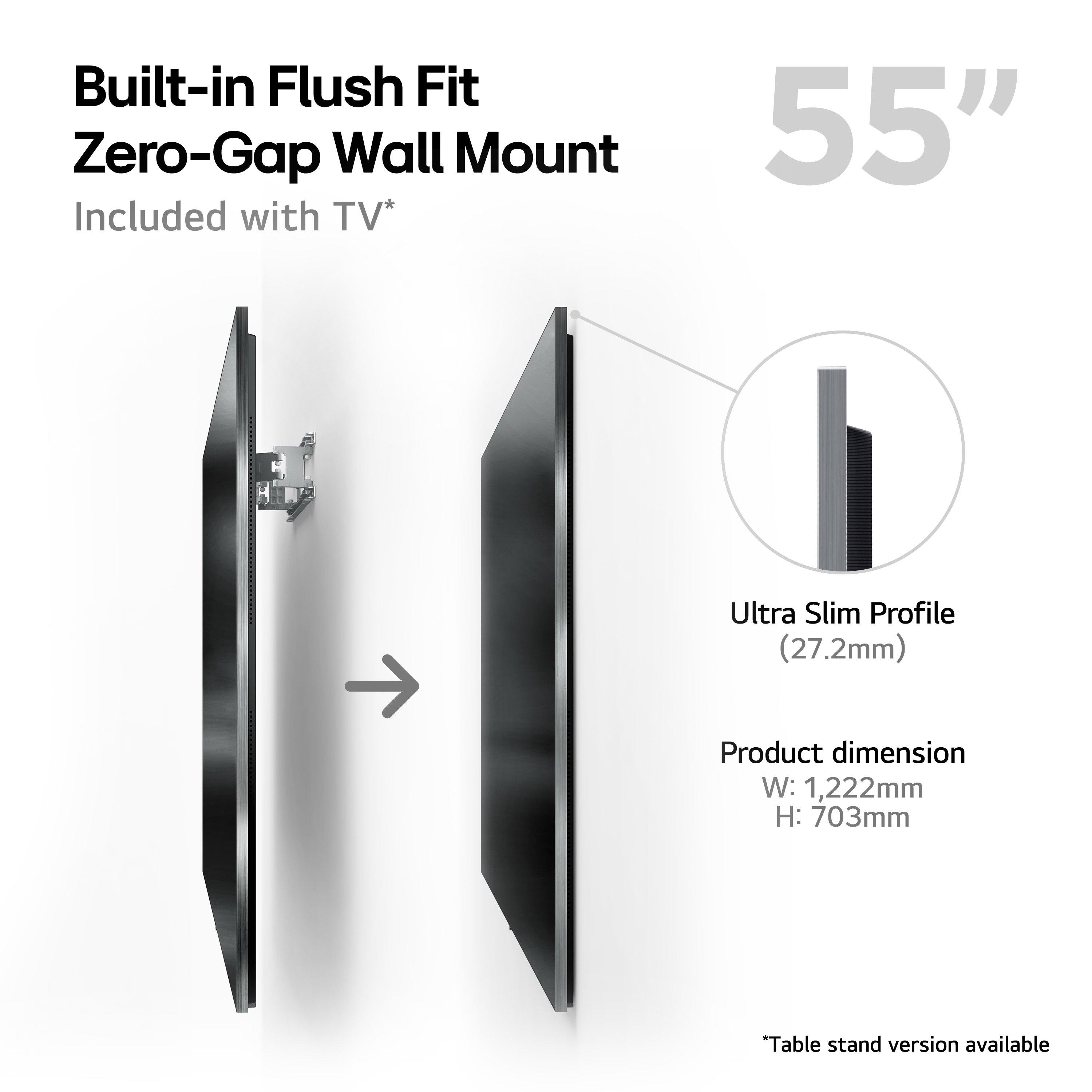 LG OLED55G45LW.AEK 55" 4K OLED EVO Smart TV - Wall Mount version thumbnail image