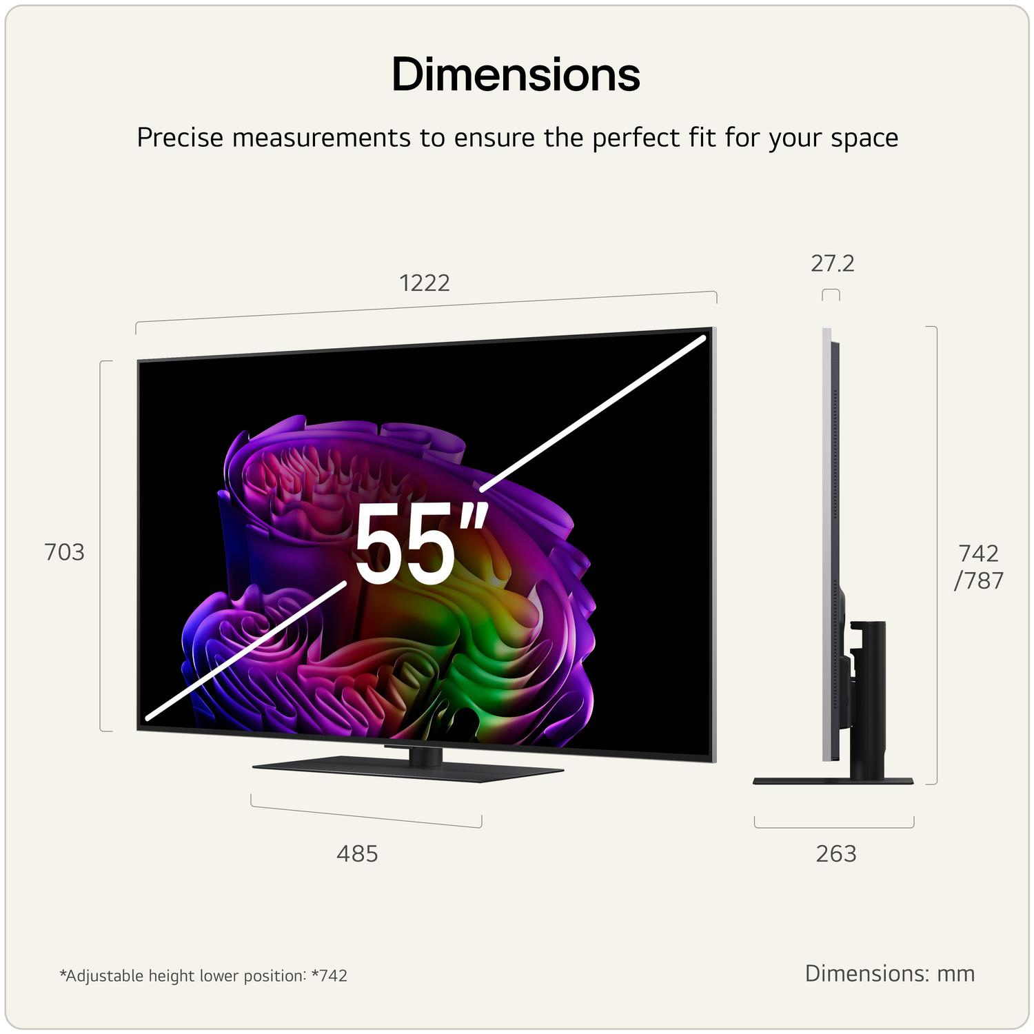 LG OLED55G66LS.AEK 55" 4K OLED evo AI Stand version Smart TV thumbnail image