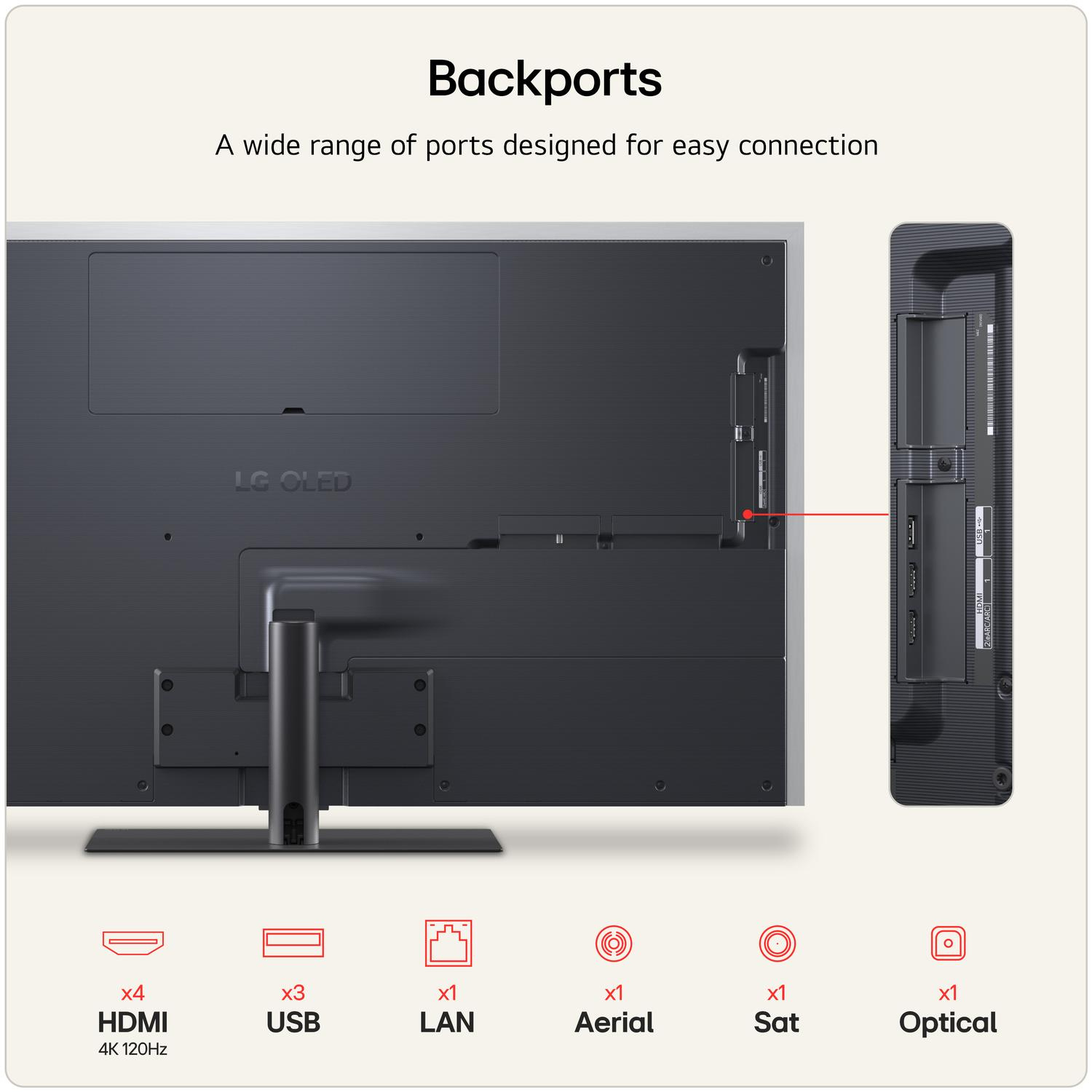LG OLED55G66LS.AEK 55" 4K OLED evo AI Stand version Smart TV thumbnail image