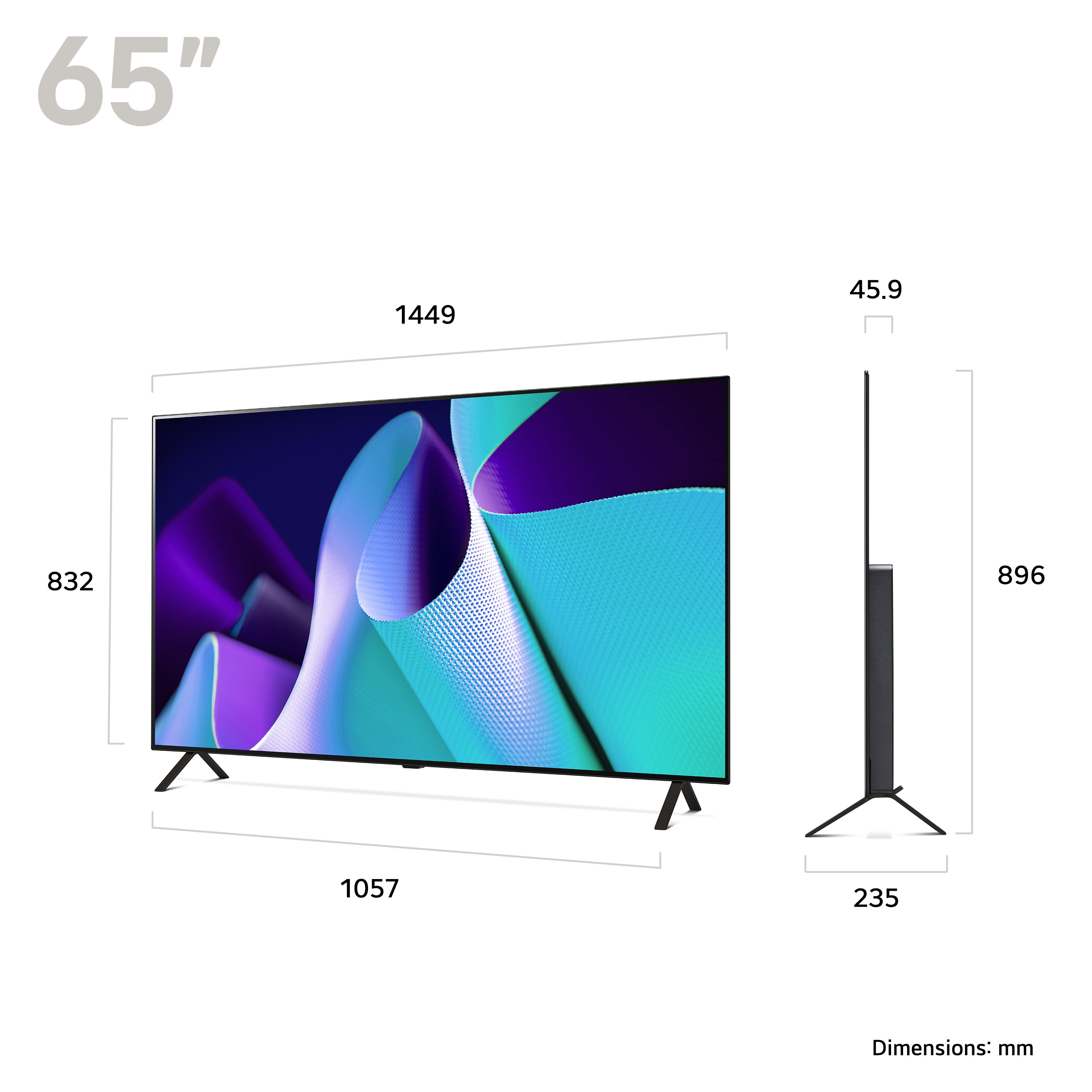 LG OLED65B42LA.AEK 65" 4K OLED Smart TV thumbnail image