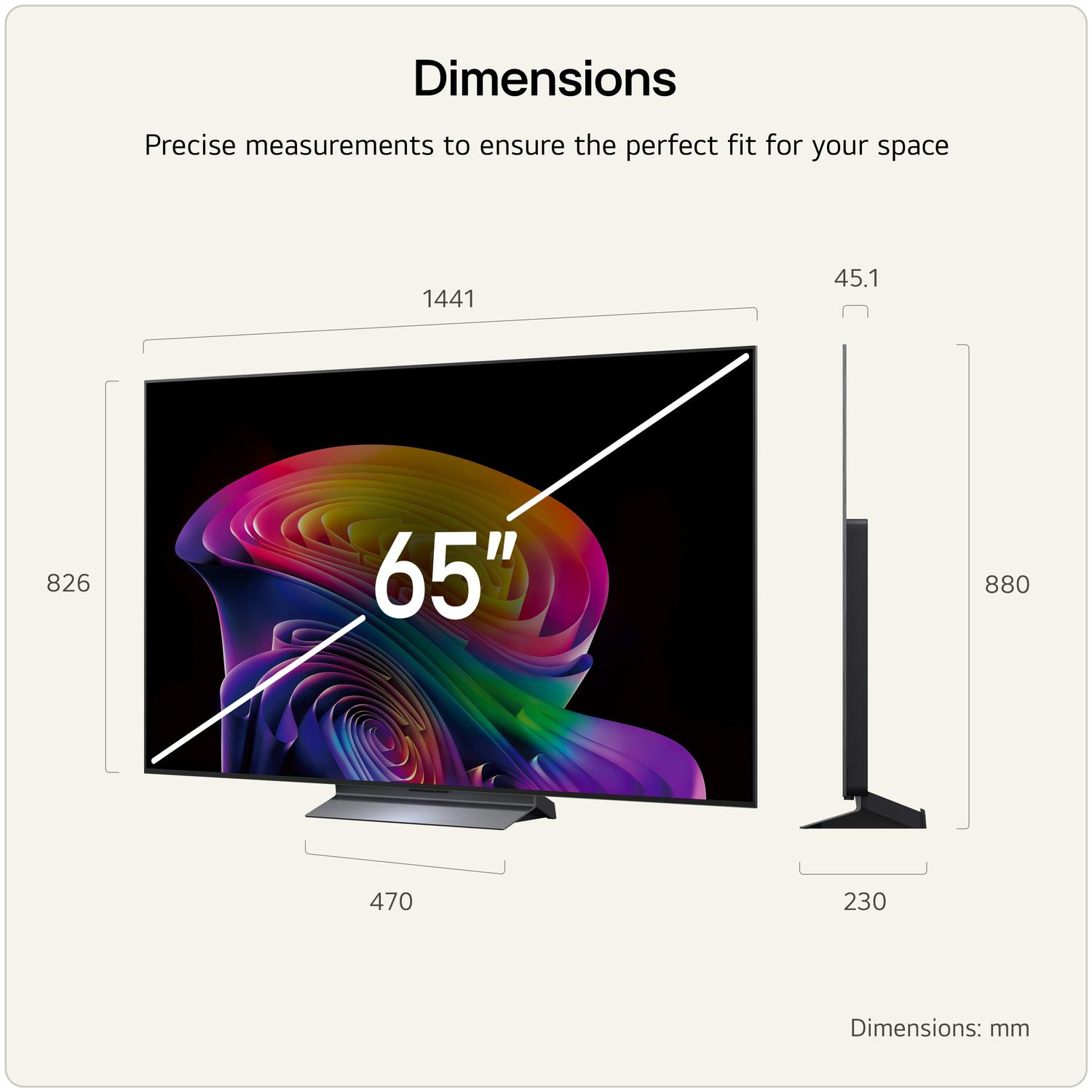 LG OLED65C66LB.AEK 65" 4K OLED evo AI Smart TV thumbnail image