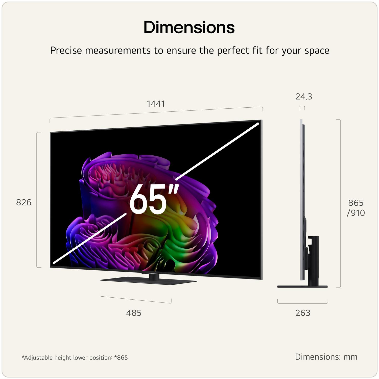 LG OLED65G66LS.AEK 65" 4K OLED evo AI Stand version Smart TV thumbnail image