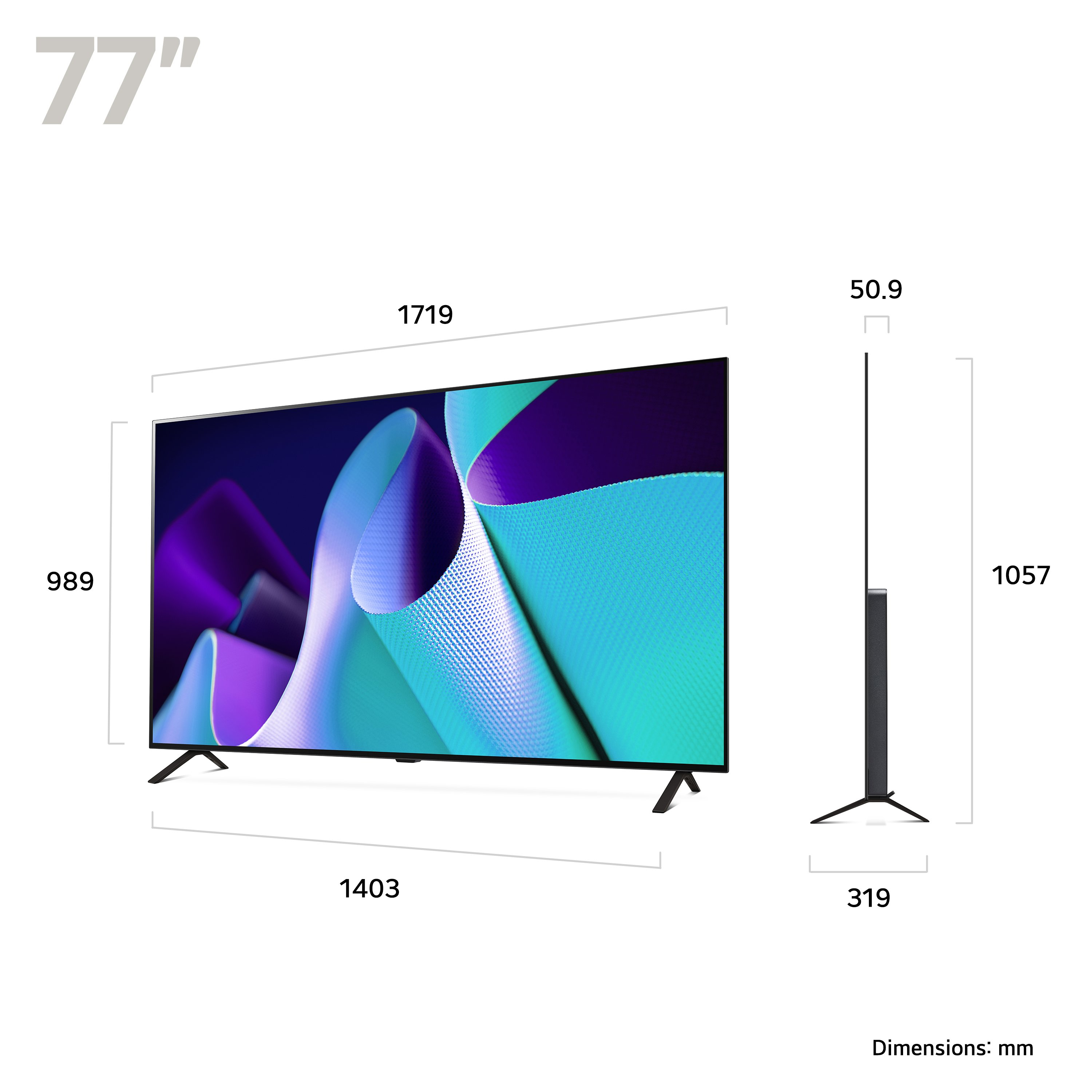 LG OLED77B42LA.AEK 77" 4K OLED Smart TV thumbnail image