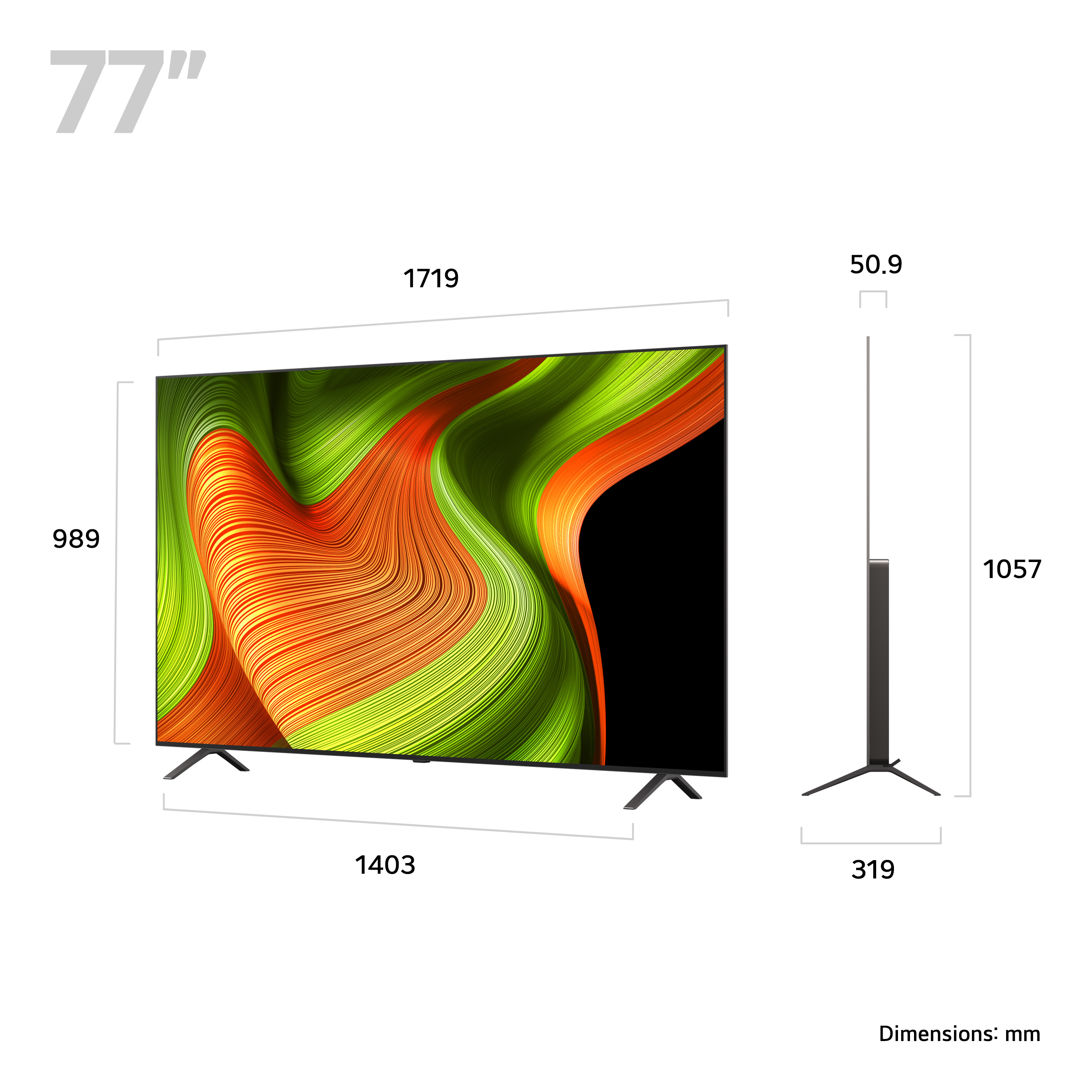 LG OLED77B56LA.AEK 77" 4K OLED Smart TV thumbnail image