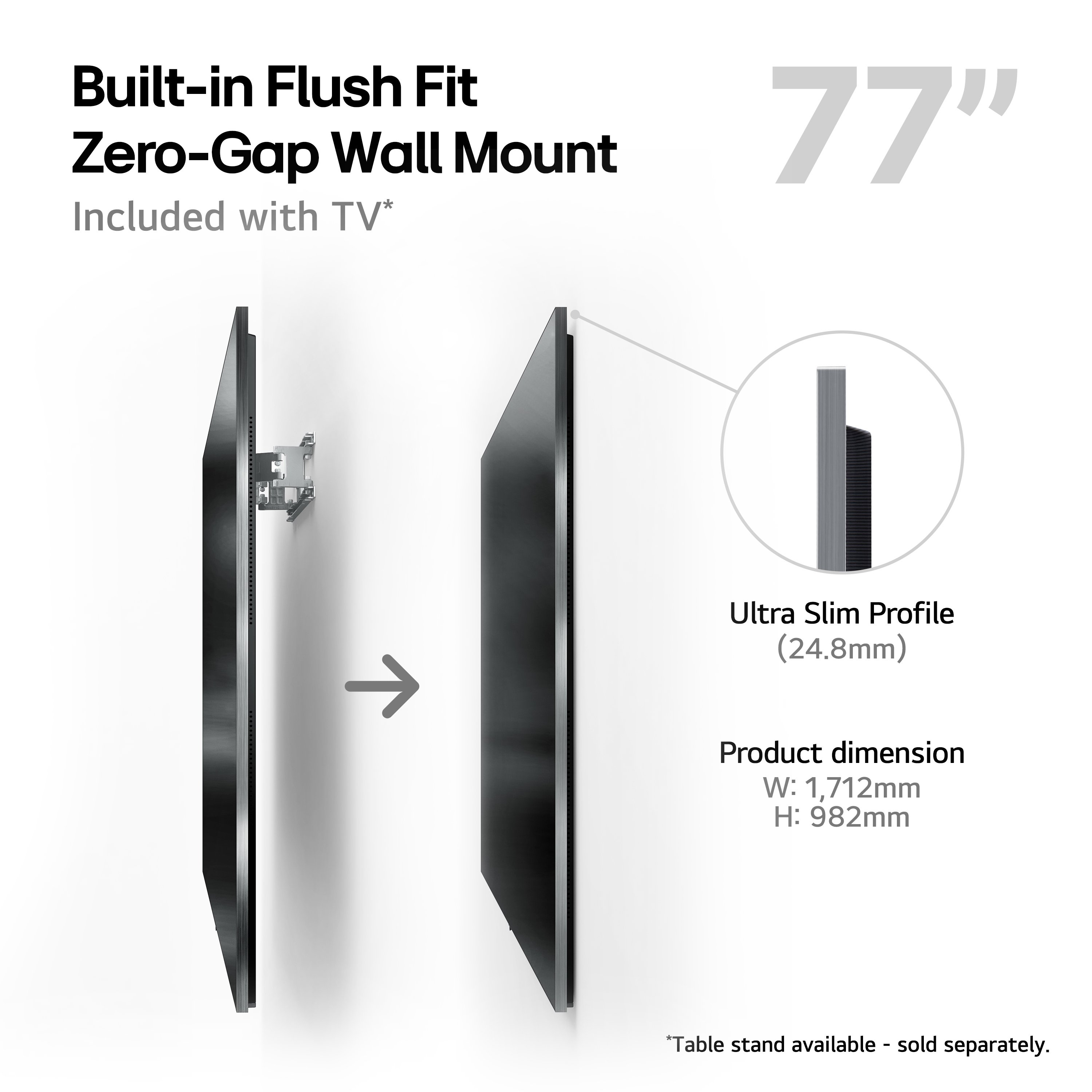 LG OLED77G45LW.AEK 77" 4K OLED EVO Smart TV thumbnail image