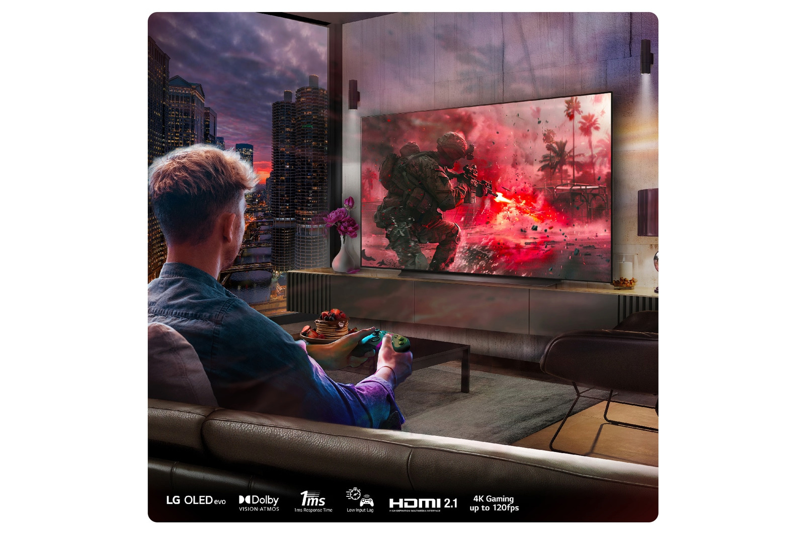 LG OLED83C44LA.AEK 83" 4K OLED Evo C4 Smart TV - Umber Brown thumbnail image